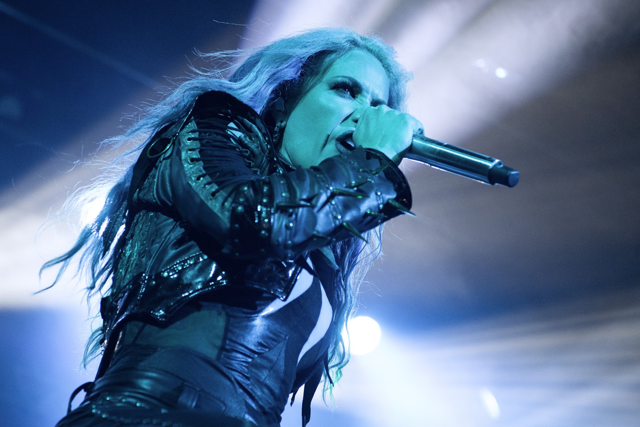 Arch Enemy na Audio, em São Paulo. Crédito: Leca Suzuki