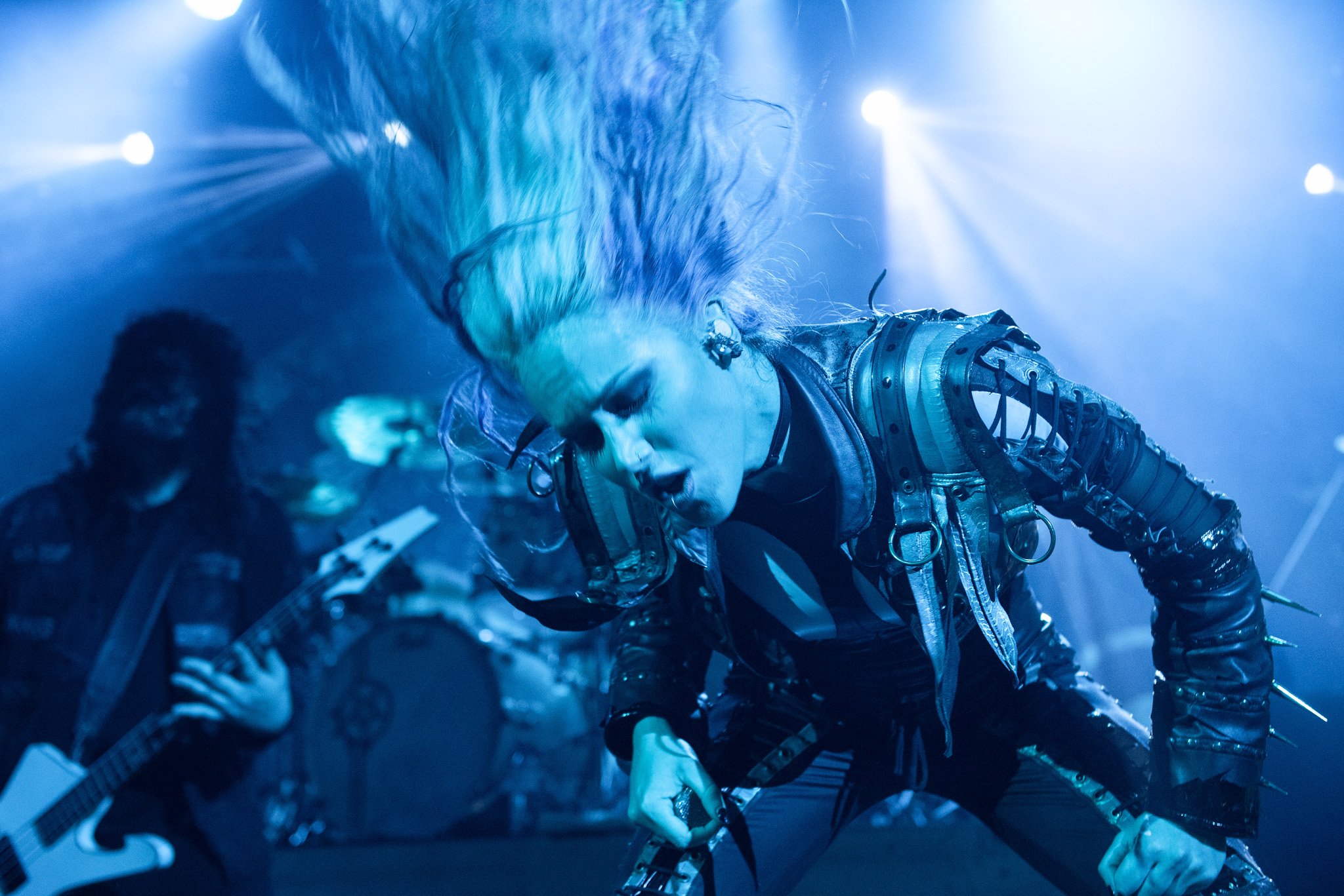 Arch Enemy na Audio, em São Paulo. Crédito: Leca Suzuki