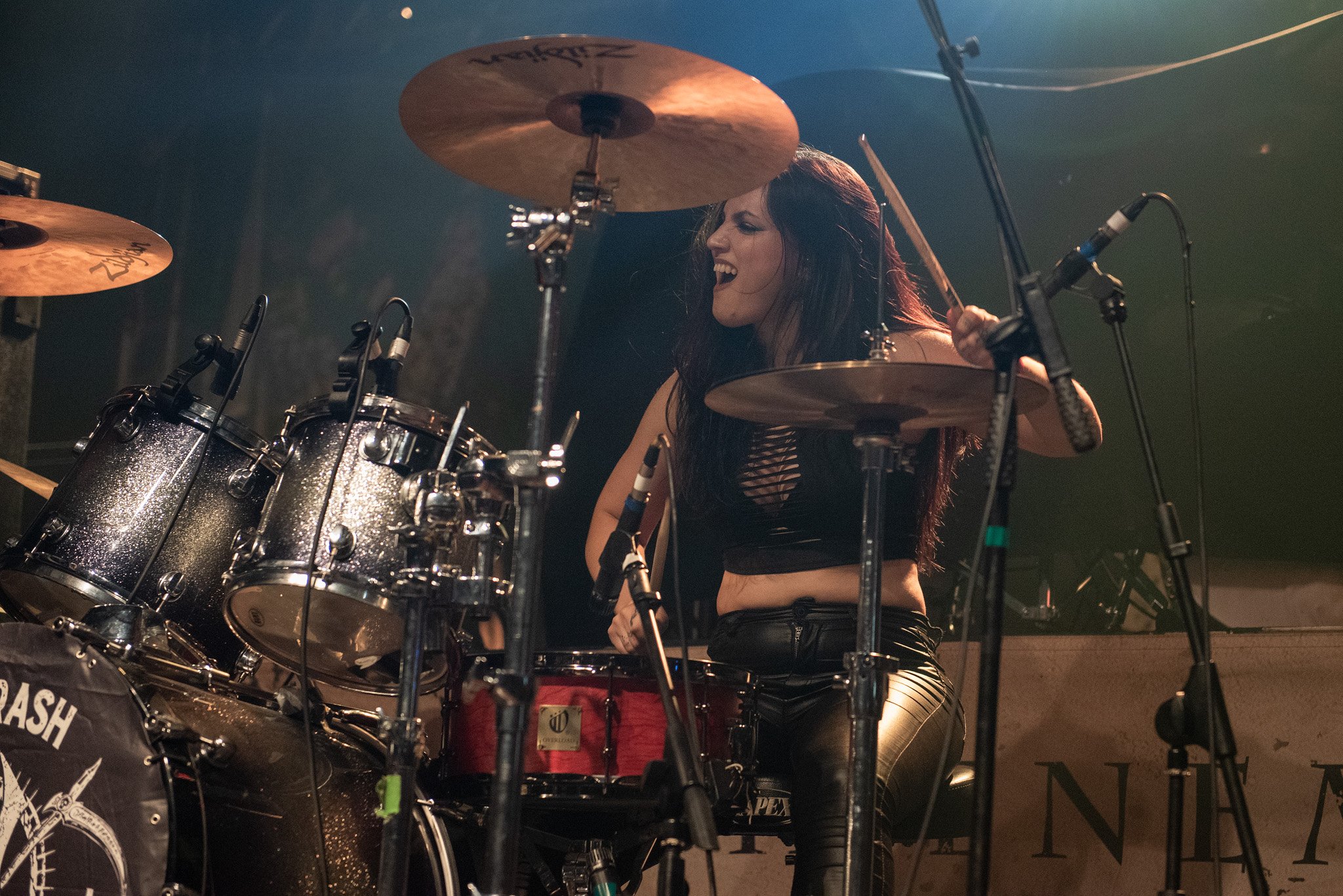 Nervosa na Audio, em São Paulo. Crédito: Leca Suzuki