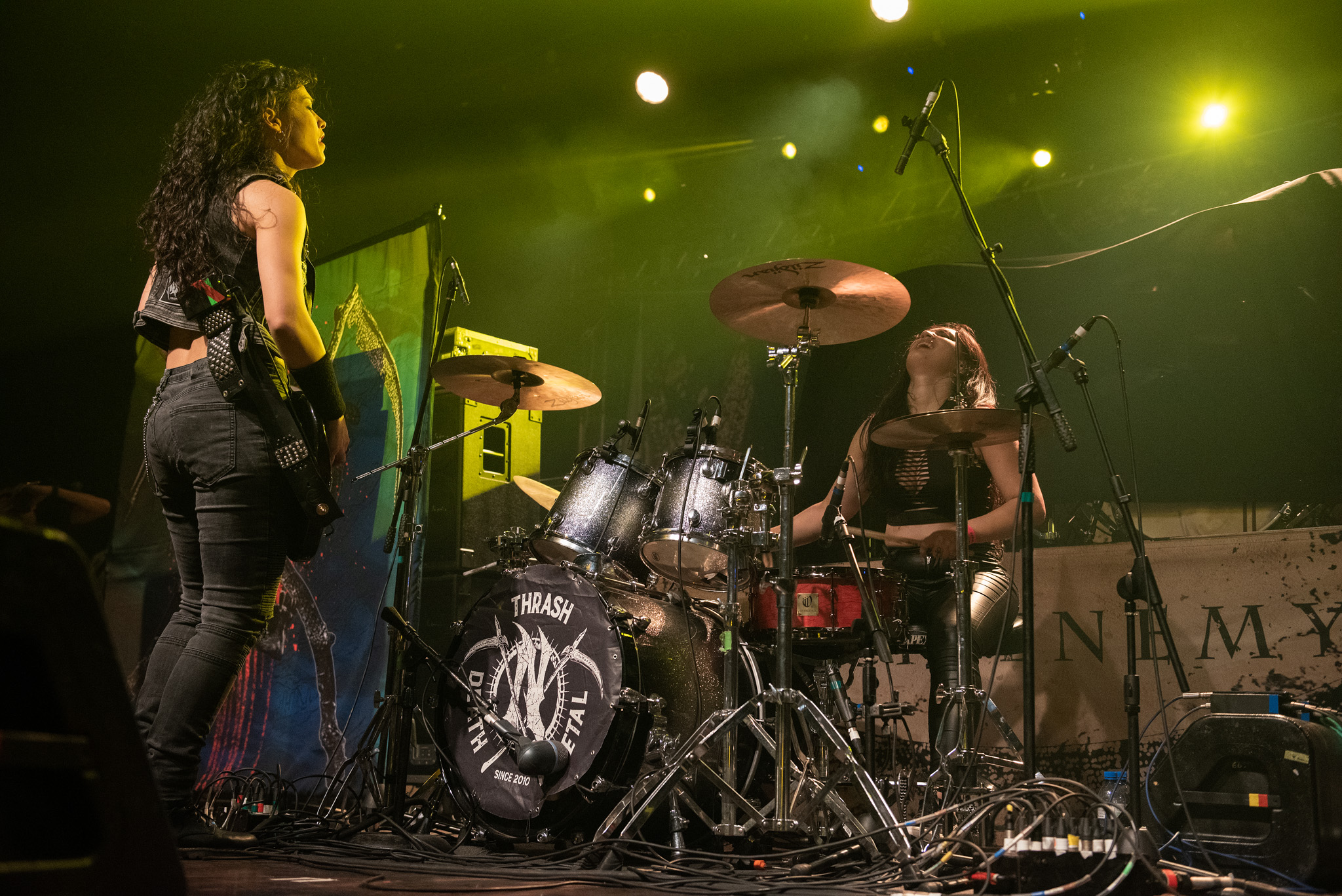 Nervosa na Audio, em São Paulo. Crédito: Leca Suzuki