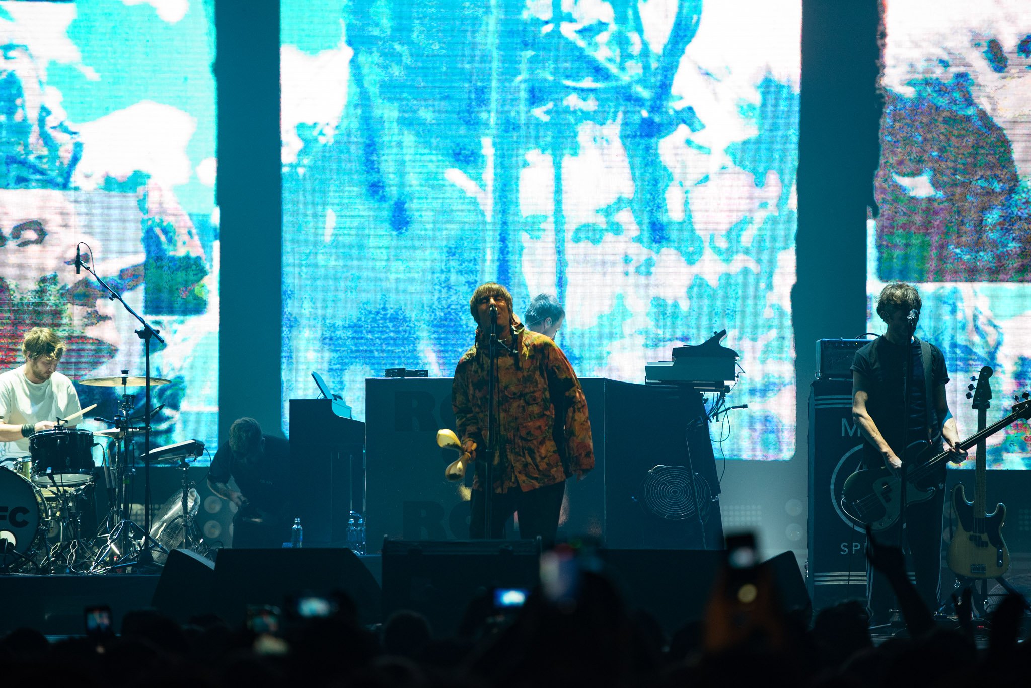 Liam Gallagher no Espaço Unimed, em São Paulo. Créditos: Leca Suzuki
