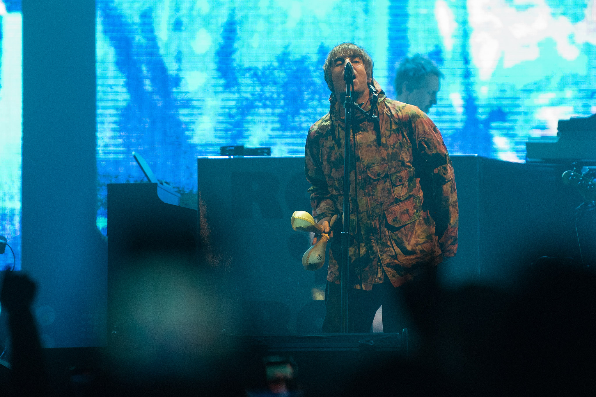 Liam Gallagher no Espaço Unimed, em São Paulo. Créditos: Leca Suzuki