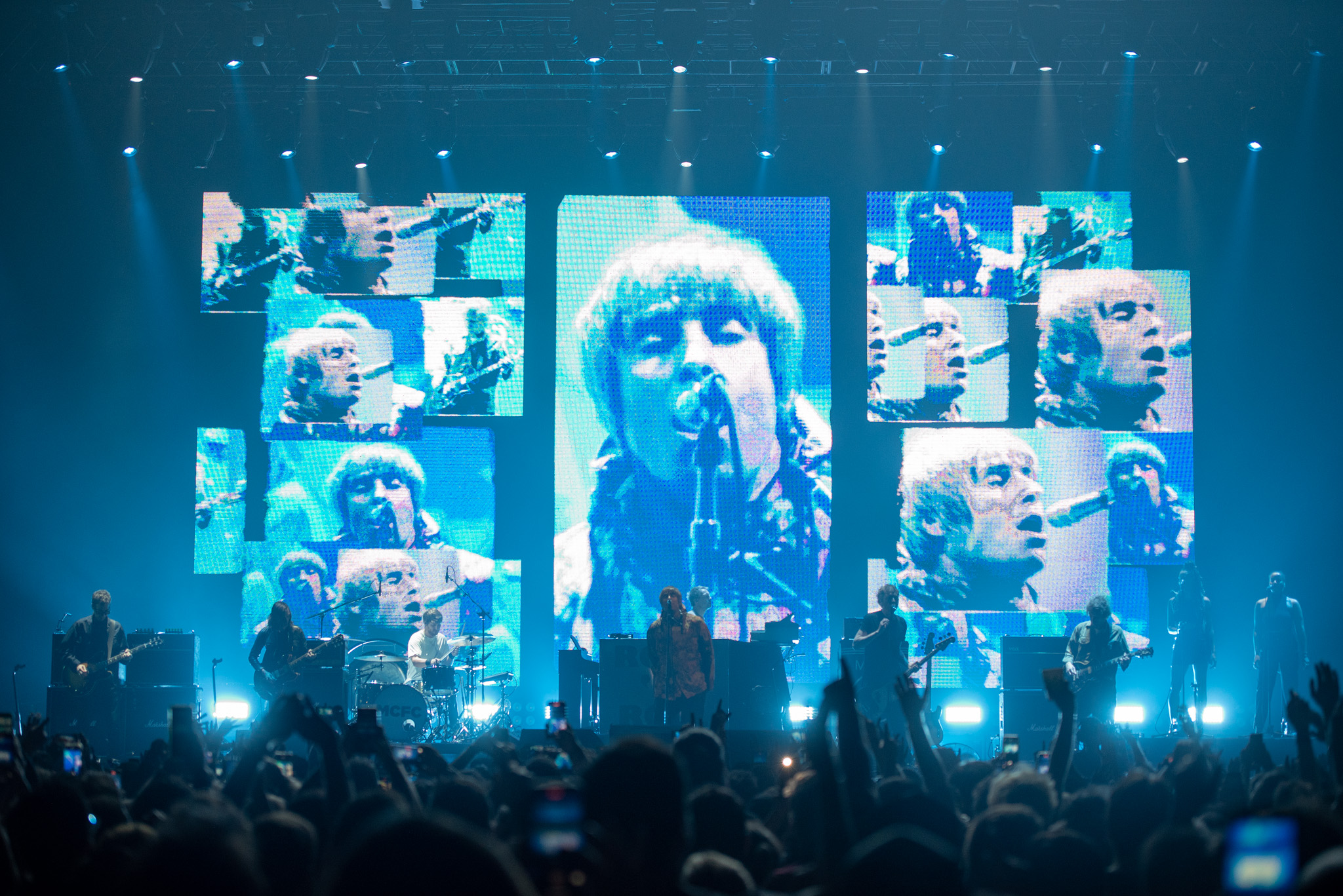 Liam Gallagher no Espaço Unimed, em São Paulo. Créditos: Leca Suzuki