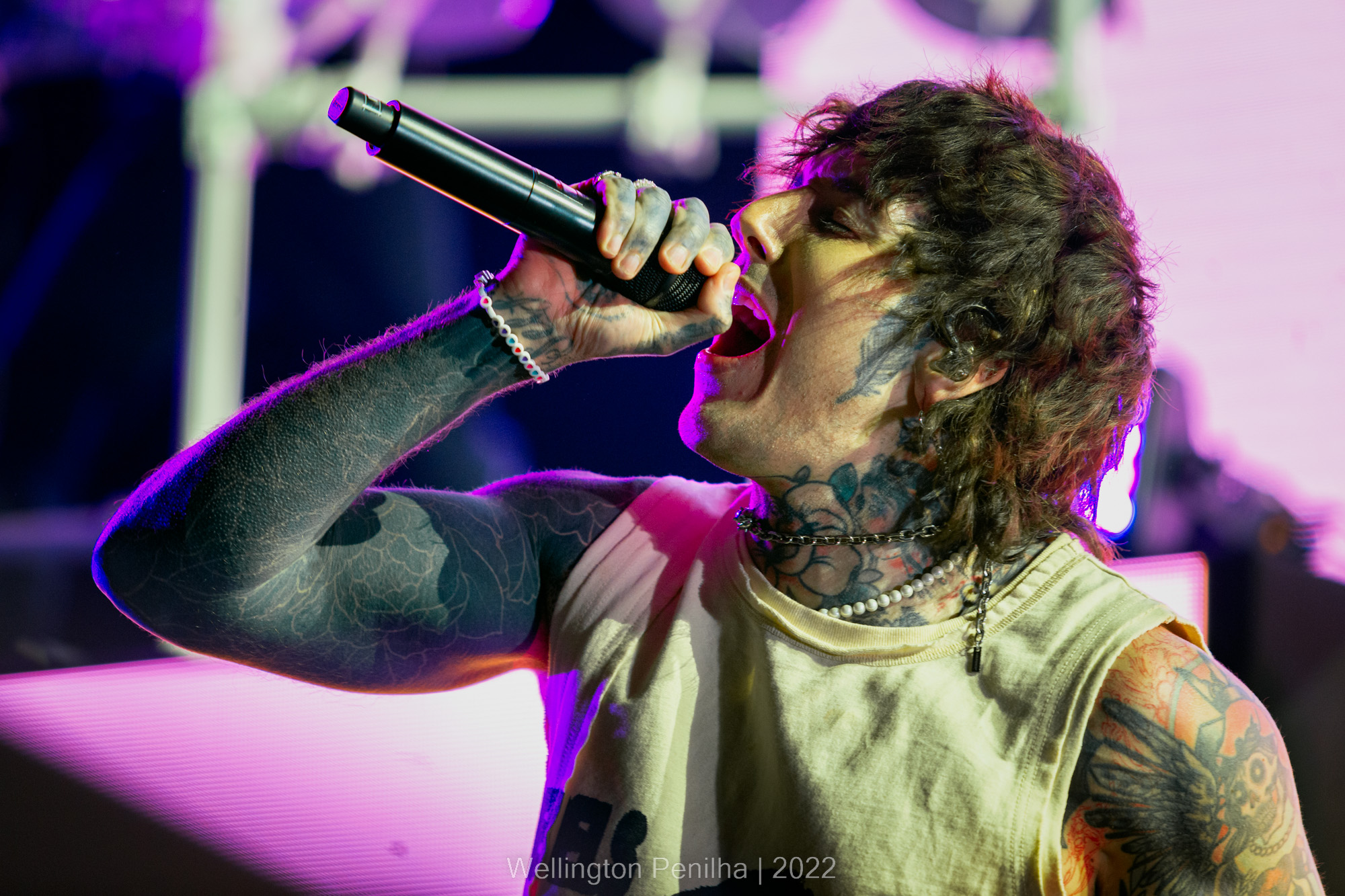 Bring Me The Horizon no Rio de Janeiro. Créditos: Wellington Penilha