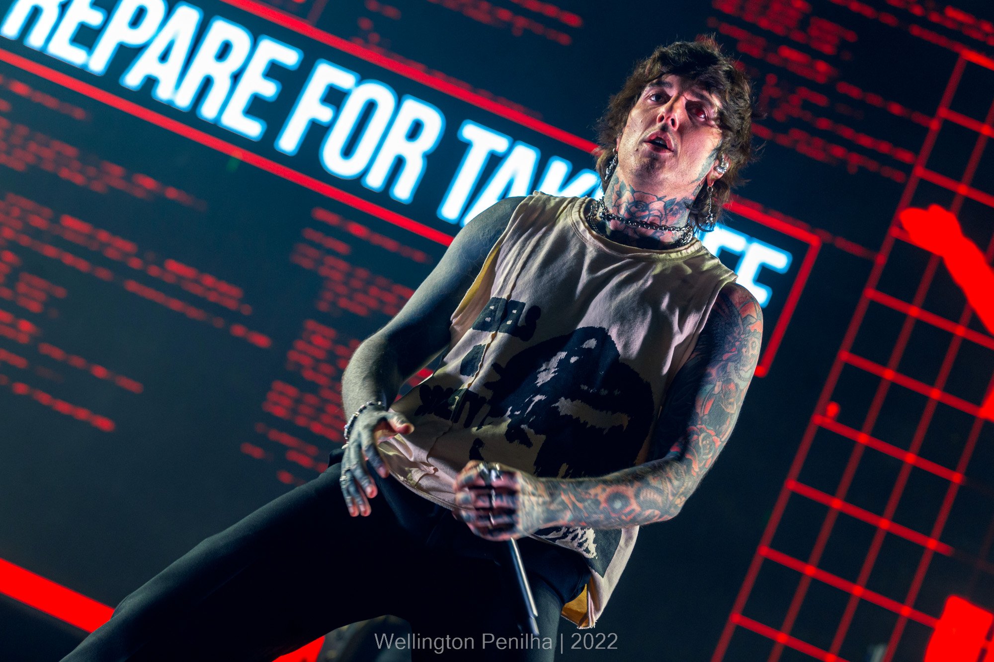 Bring Me The Horizon no Rio de Janeiro. Créditos: Wellington Penilha