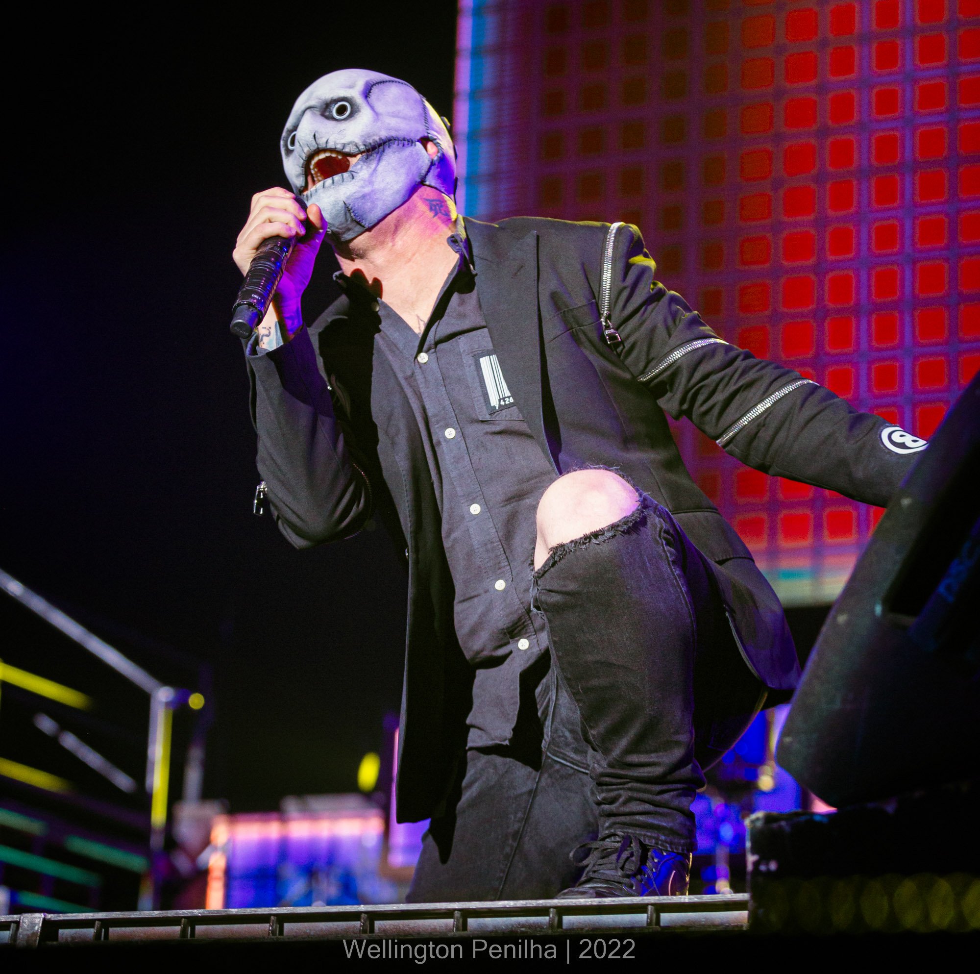 Slipknot no Rio de Janeiro. Créditos: Wellington Penilha