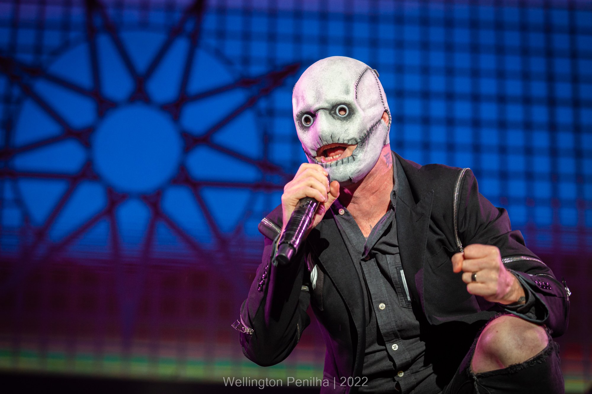 Slipknot no Rio de Janeiro. Créditos: Wellington Penilha