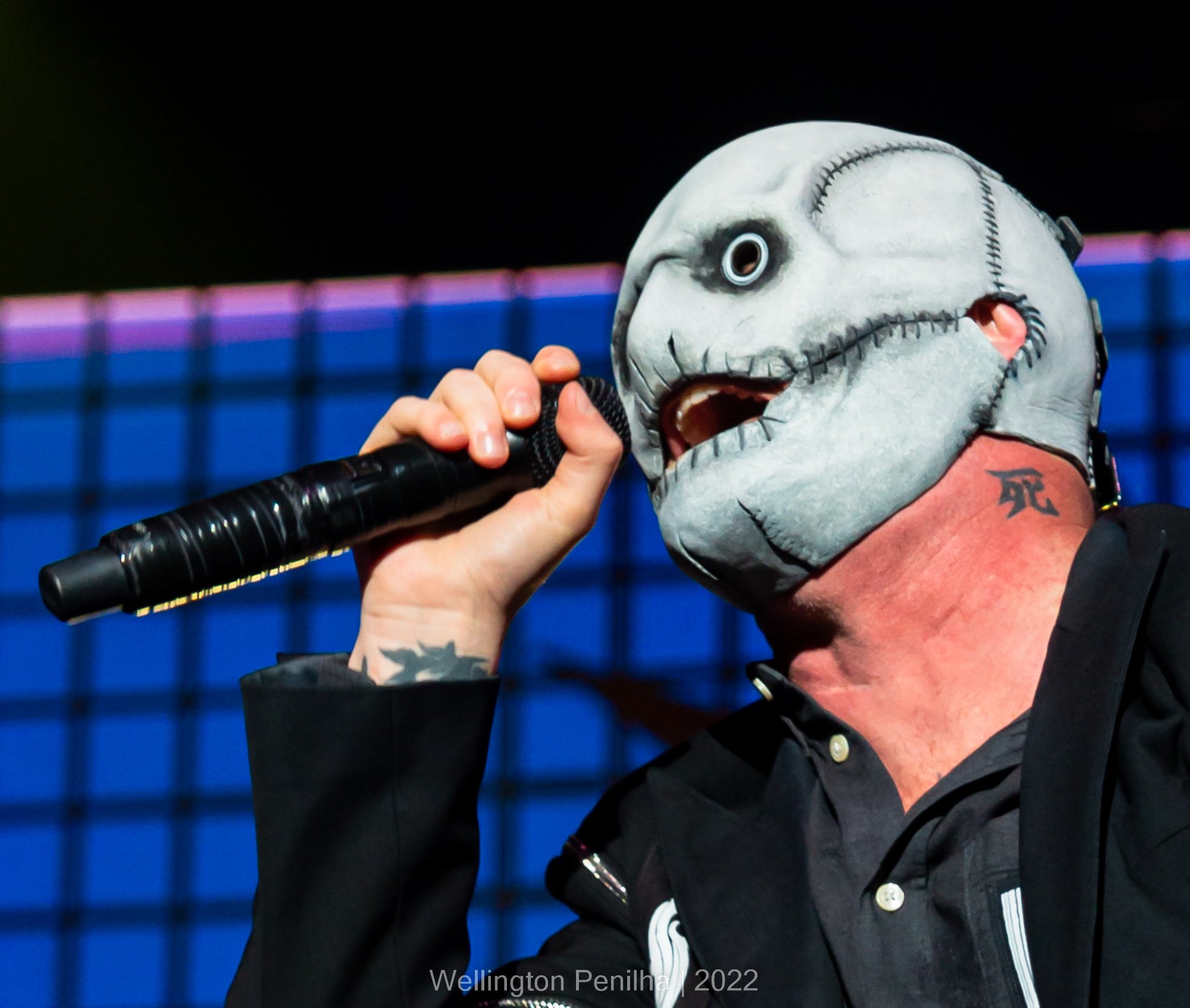 Slipknot no Rio de Janeiro. Créditos: Wellington Penilha