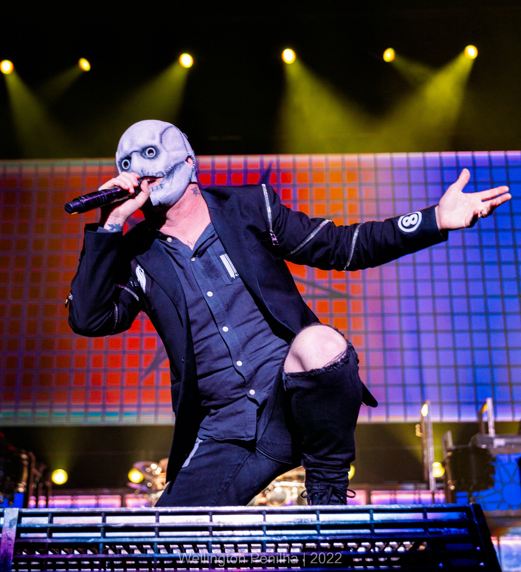 Slipknot no Rio de Janeiro. Créditos: Wellington Penilha
