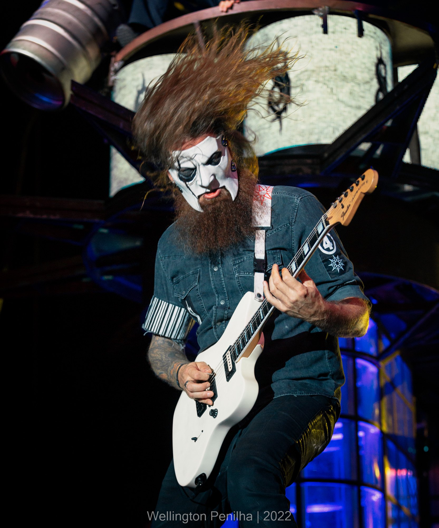 Slipknot no Rio de Janeiro. Créditos: Wellington Penilha