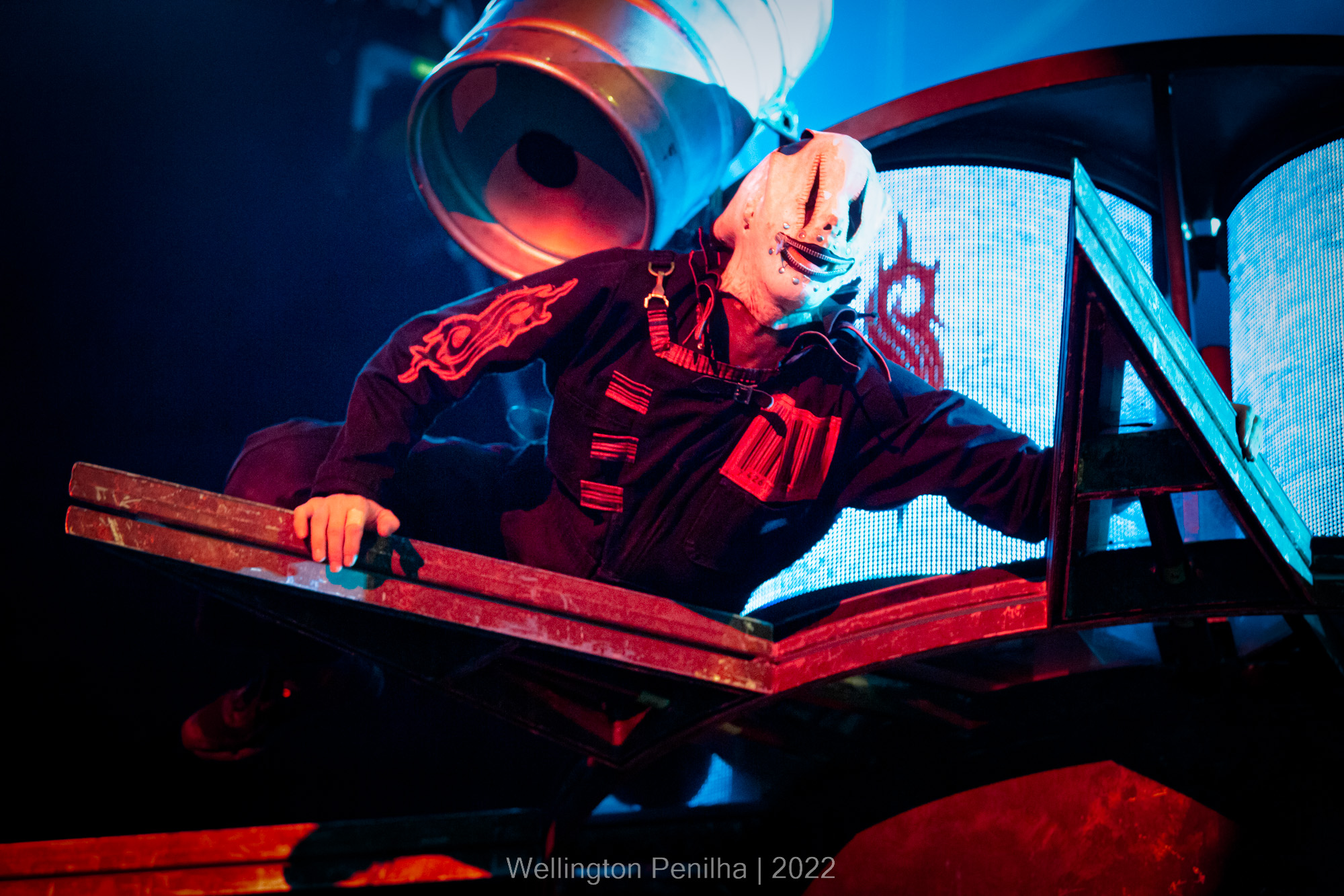 Slipknot no Rio de Janeiro. Créditos: Wellington Penilha