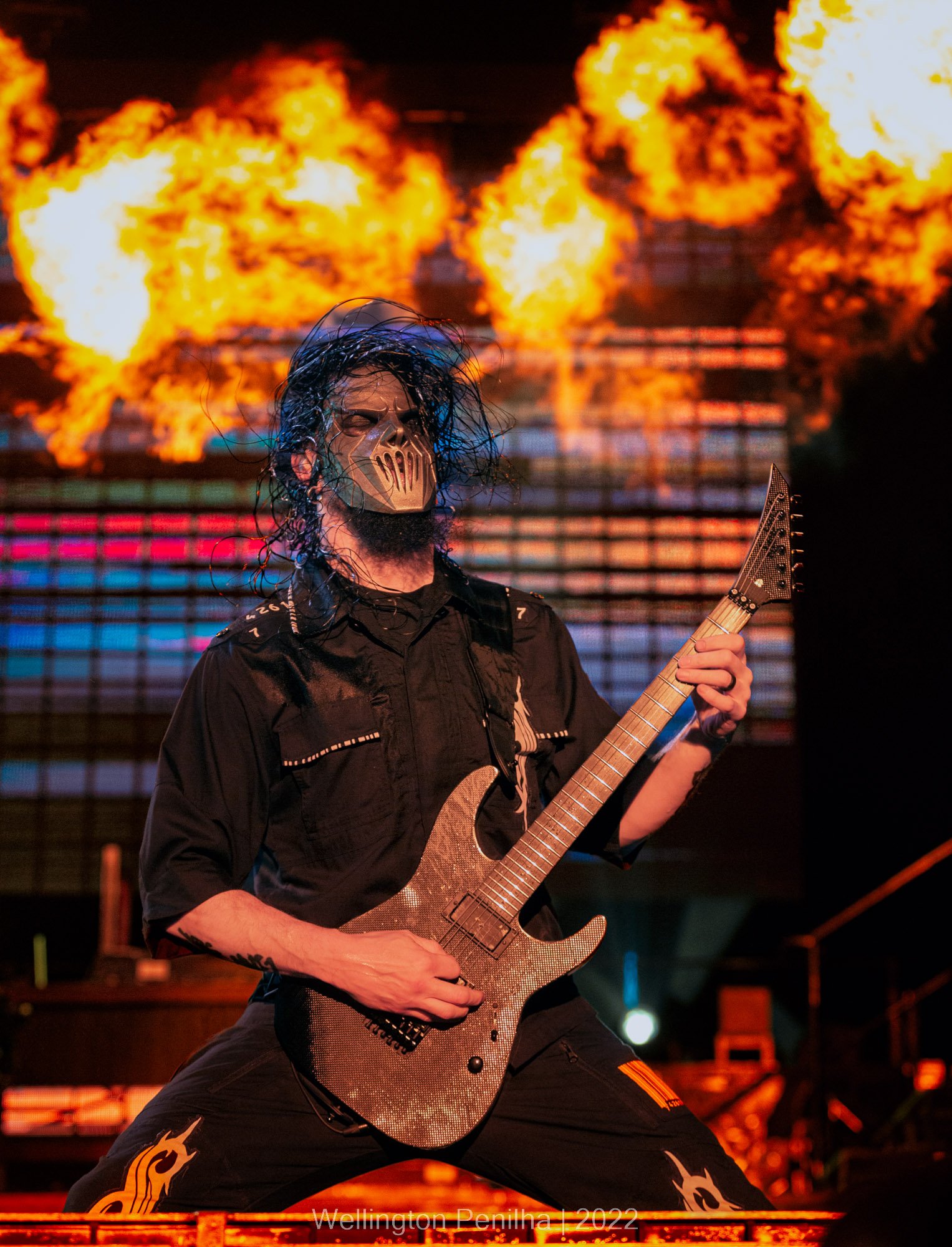Slipknot no Rio de Janeiro. Créditos: Wellington Penilha