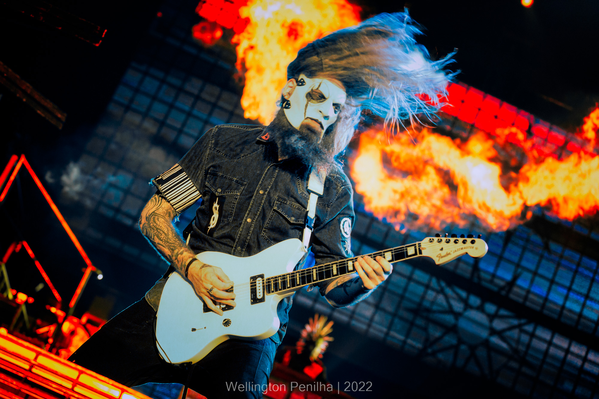 Slipknot no Rio de Janeiro. Créditos: Wellington Penilha