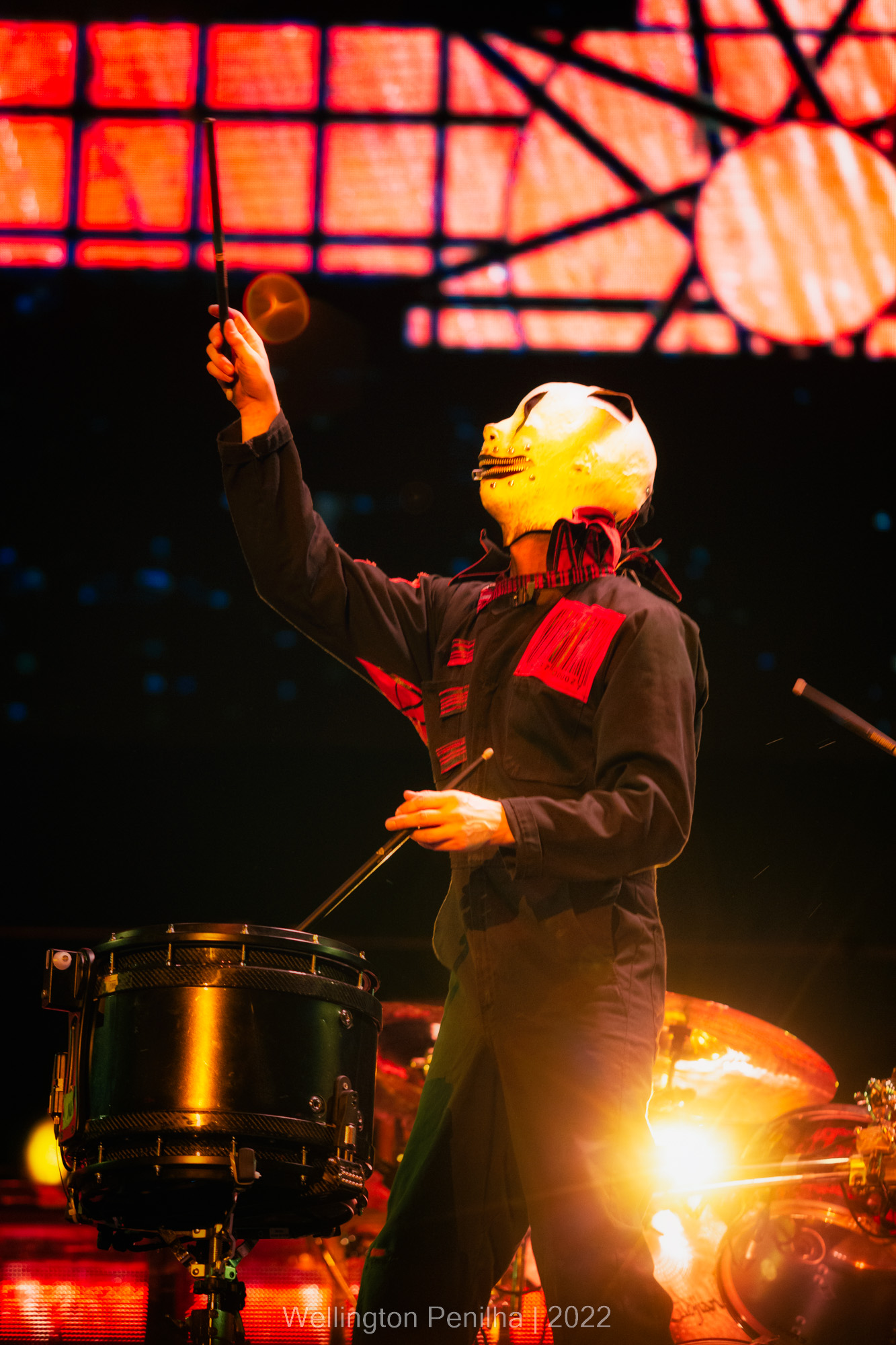 Slipknot no Rio de Janeiro. Créditos: Wellington Penilha