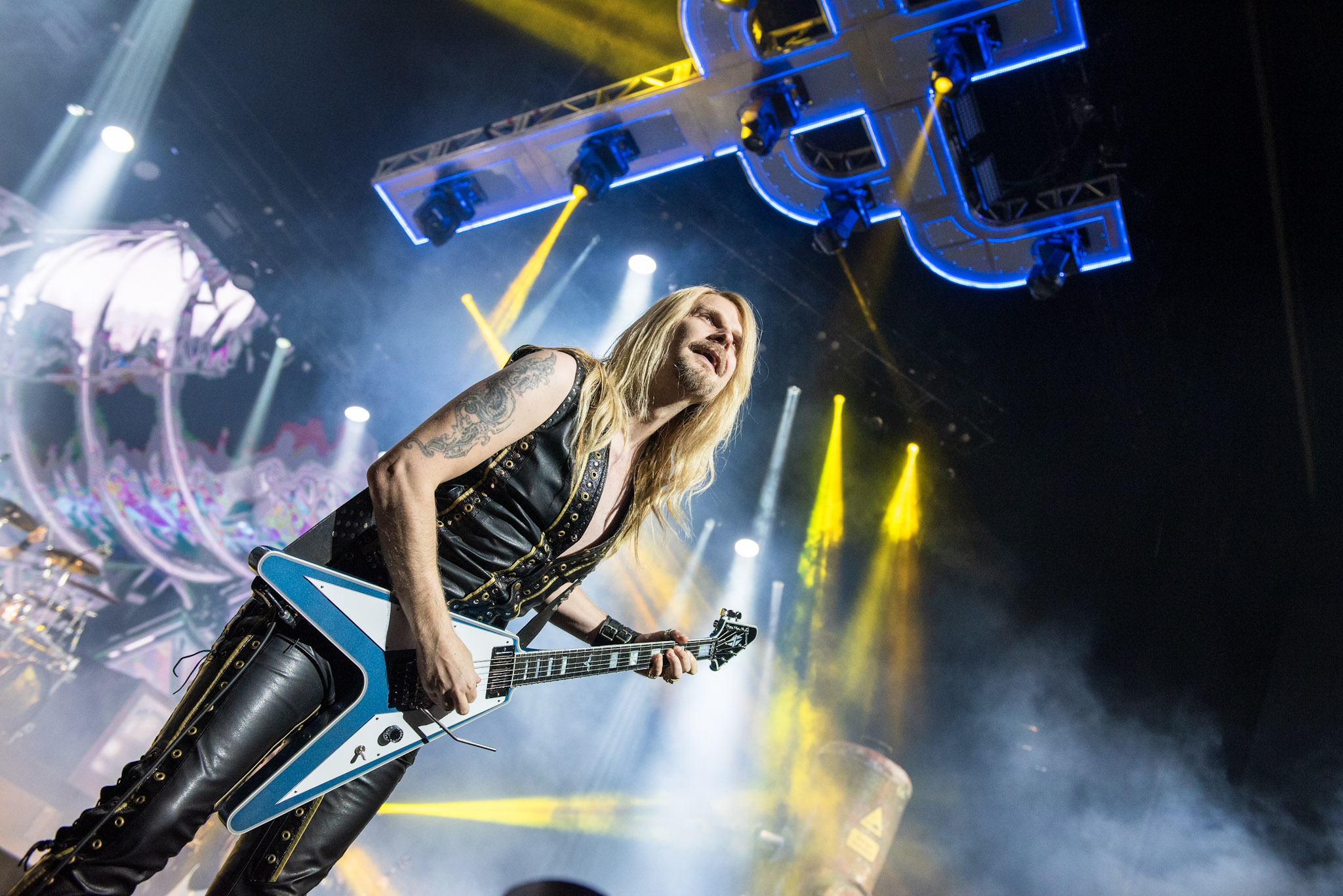 Judas Priest se apresenta no Vibra, em São Paulo. Crédito: Leca Suzuki