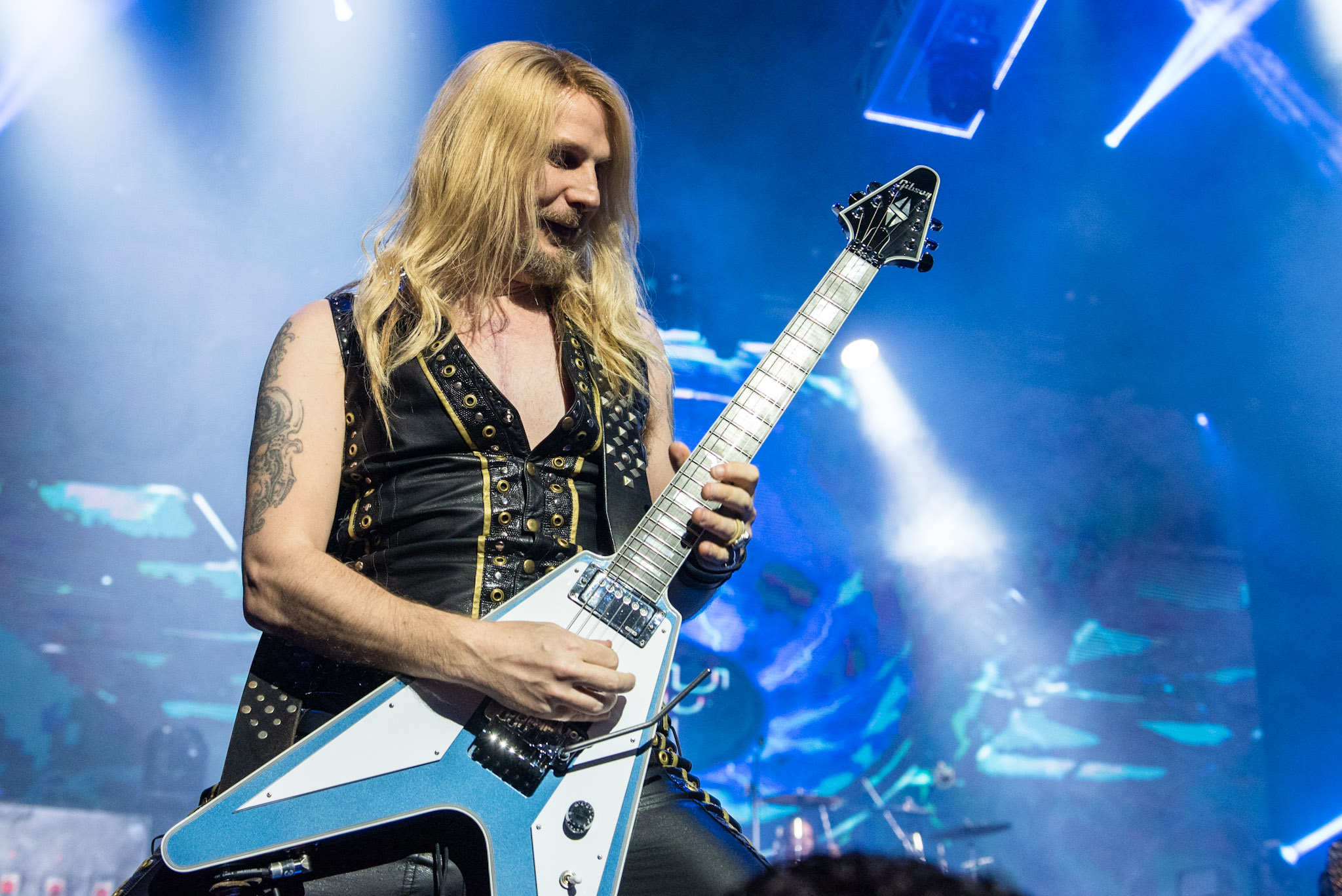 Judas Priest se apresenta no Vibra, em São Paulo. Crédito: Leca Suzuki