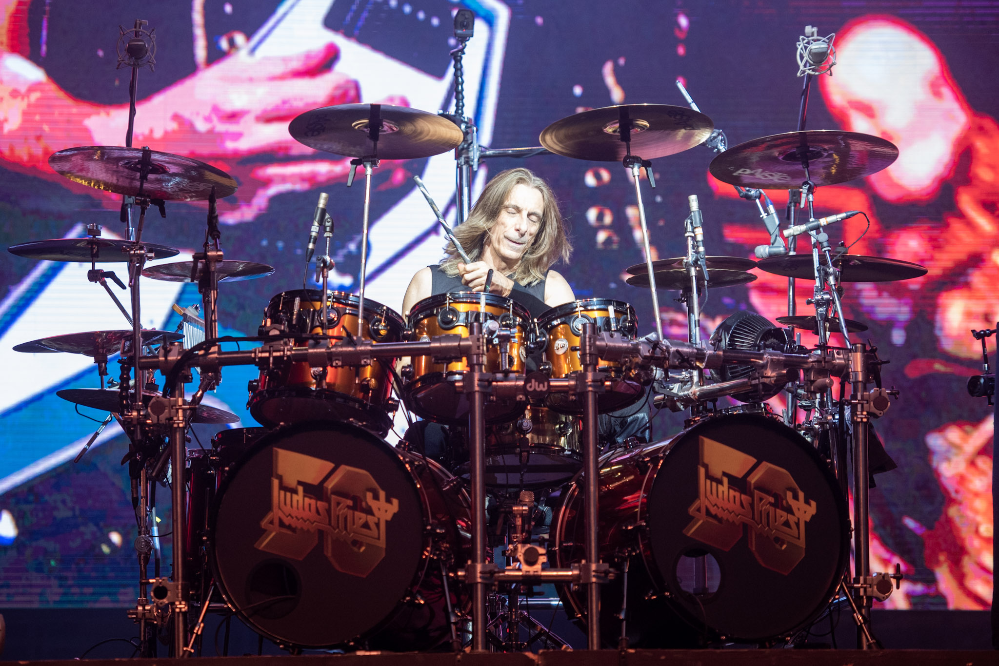 Judas Priest se apresenta no Vibra, em São Paulo. Crédito: Leca Suzuki