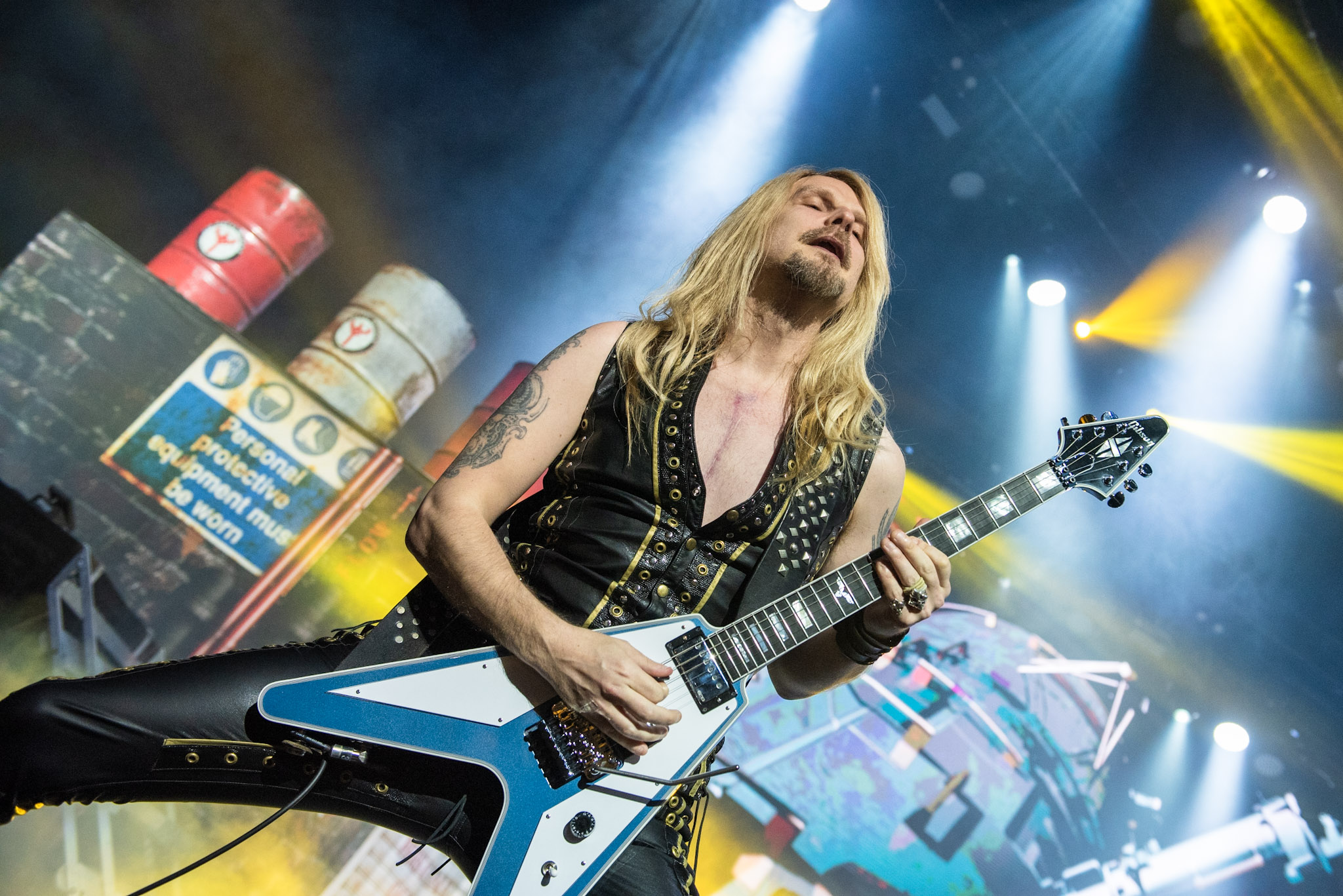 Judas Priest se apresenta no Vibra, em São Paulo. Crédito: Leca Suzuki