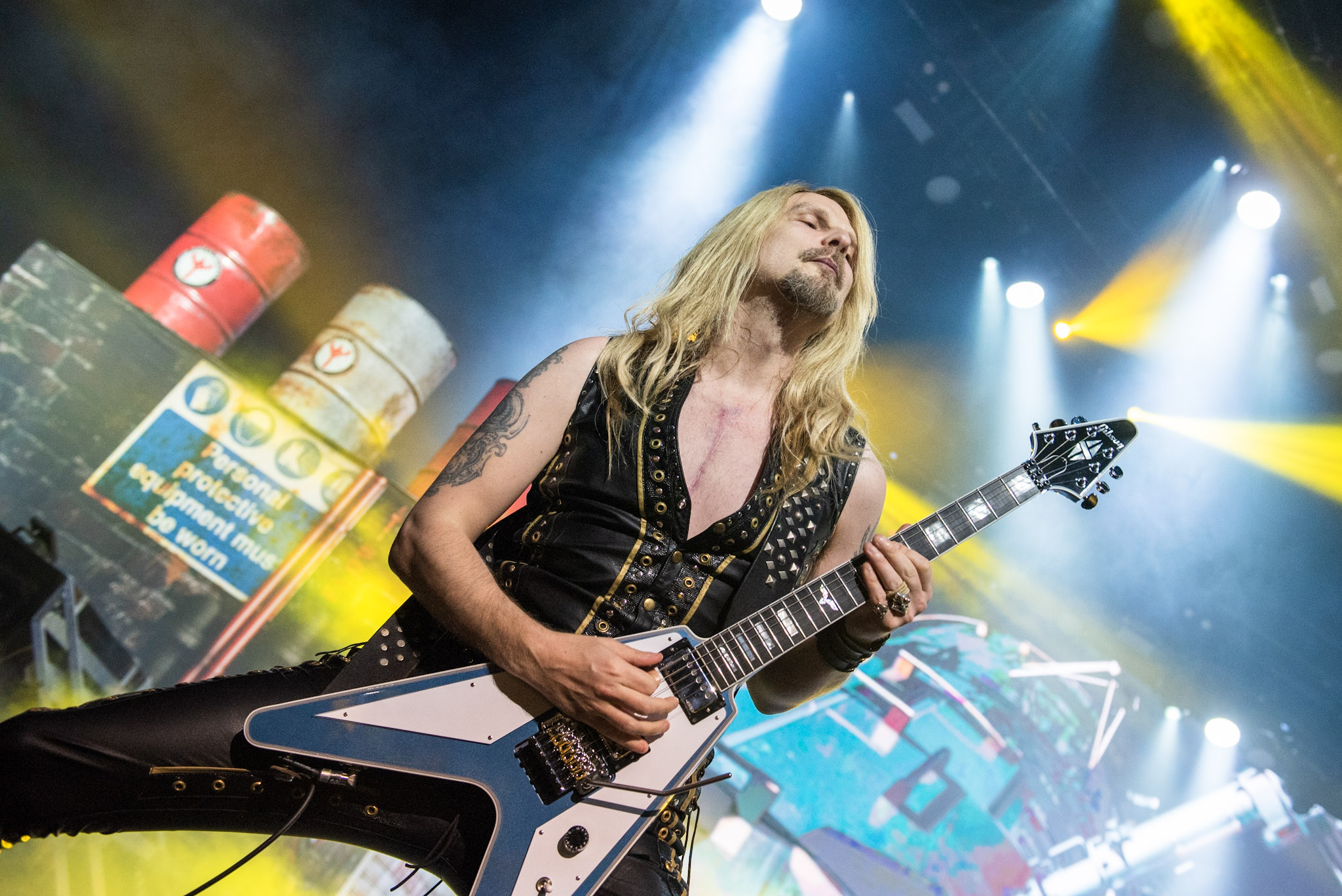 Judas Priest se apresenta no Vibra, em São Paulo. Crédito: Leca Suzuki