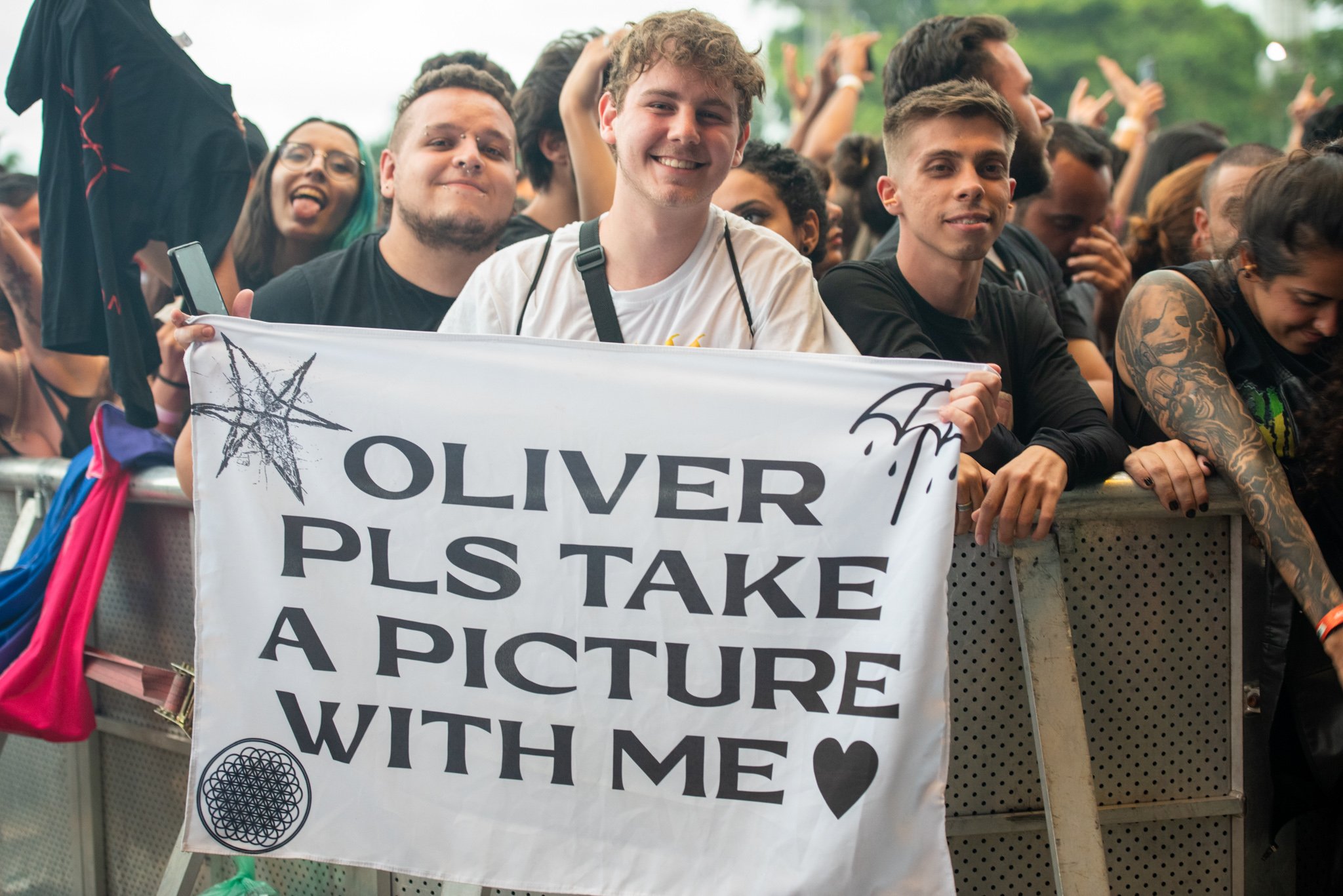 Bring Me The Horizon no Knotfest Brasil. Créditos: Leca Suzuki