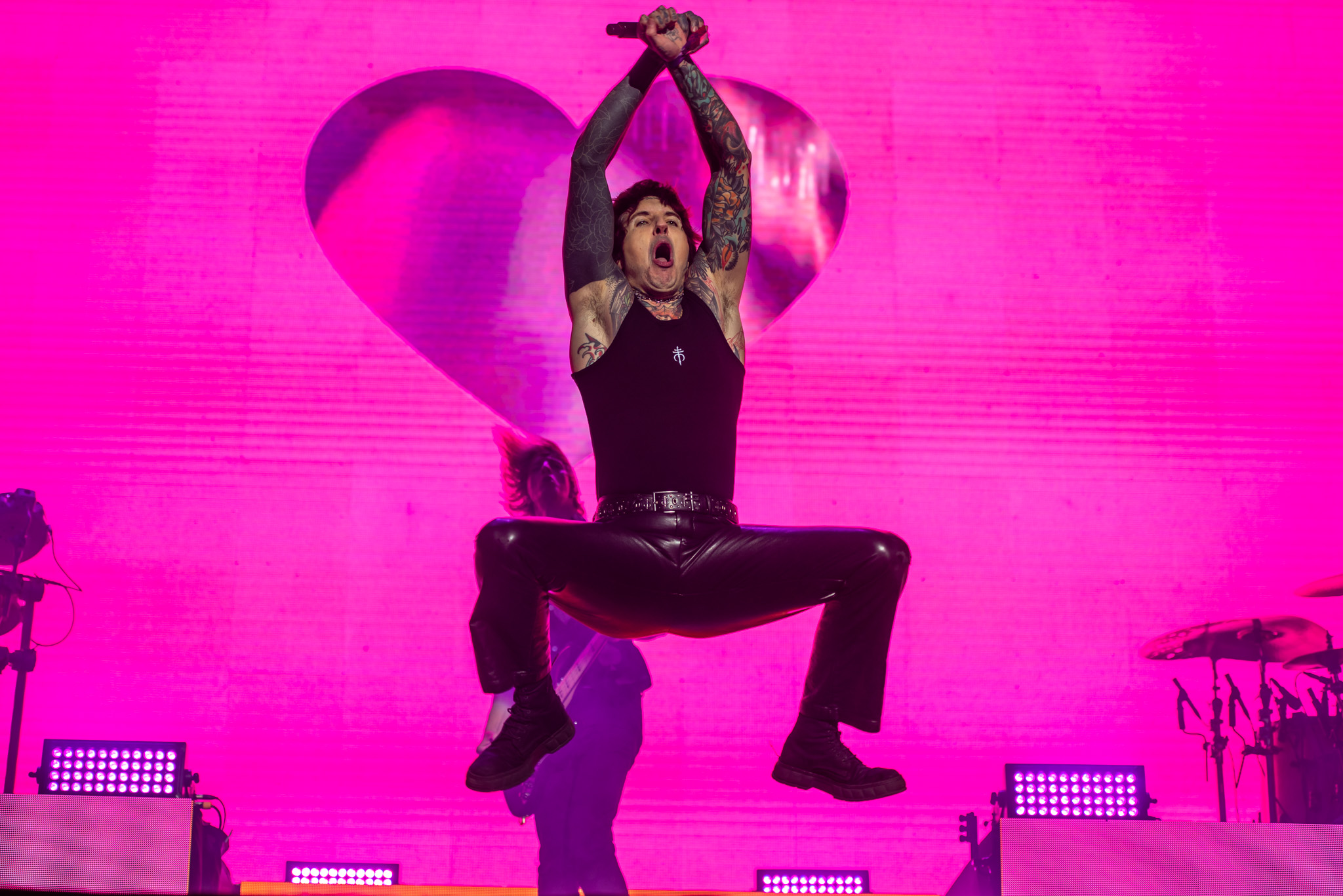 Bring Me The Horizon no Knotfest Brasil. Créditos: Leca Suzuki