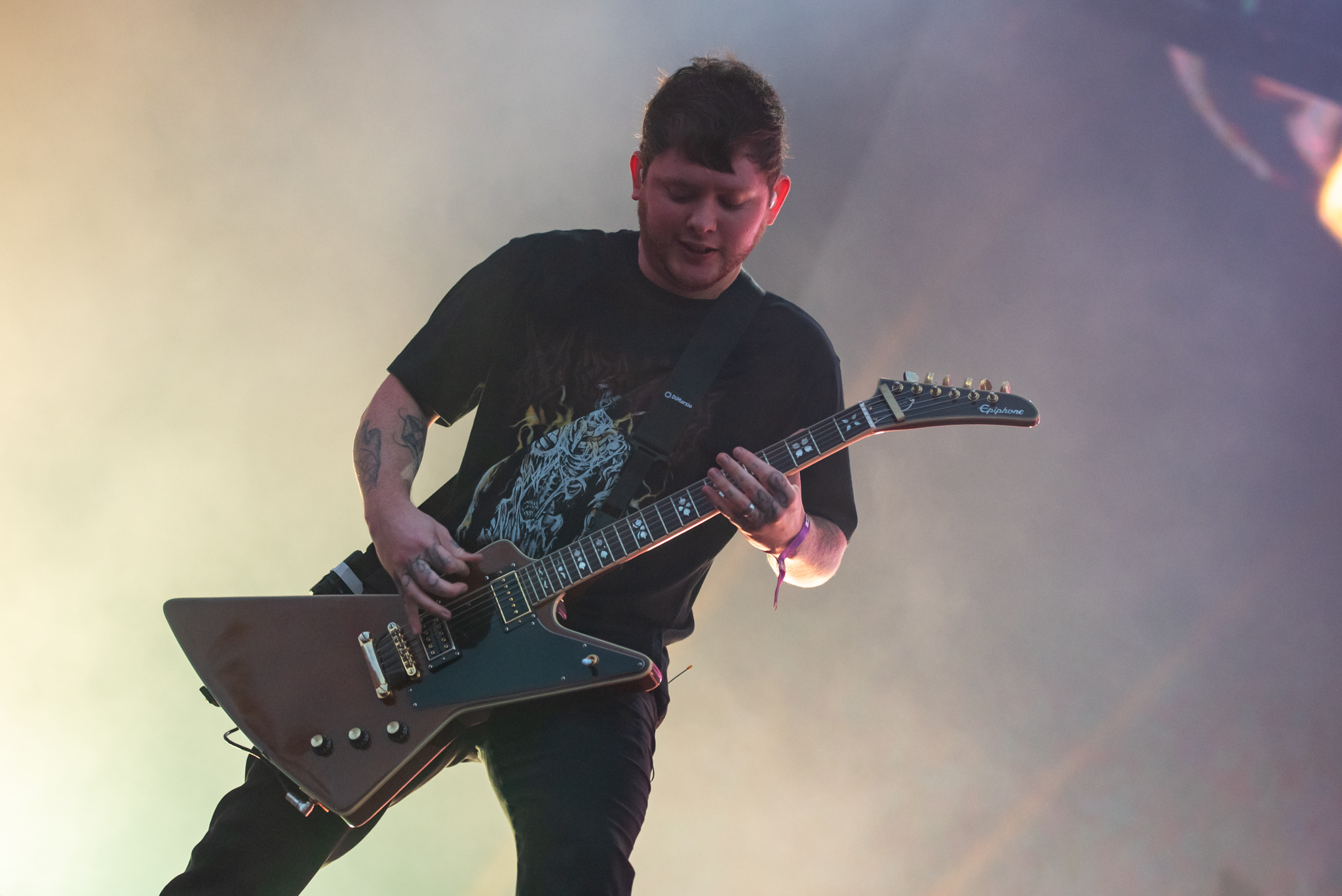 Bring Me The Horizon no Knotfest Brasil. Créditos: Leca Suzuki