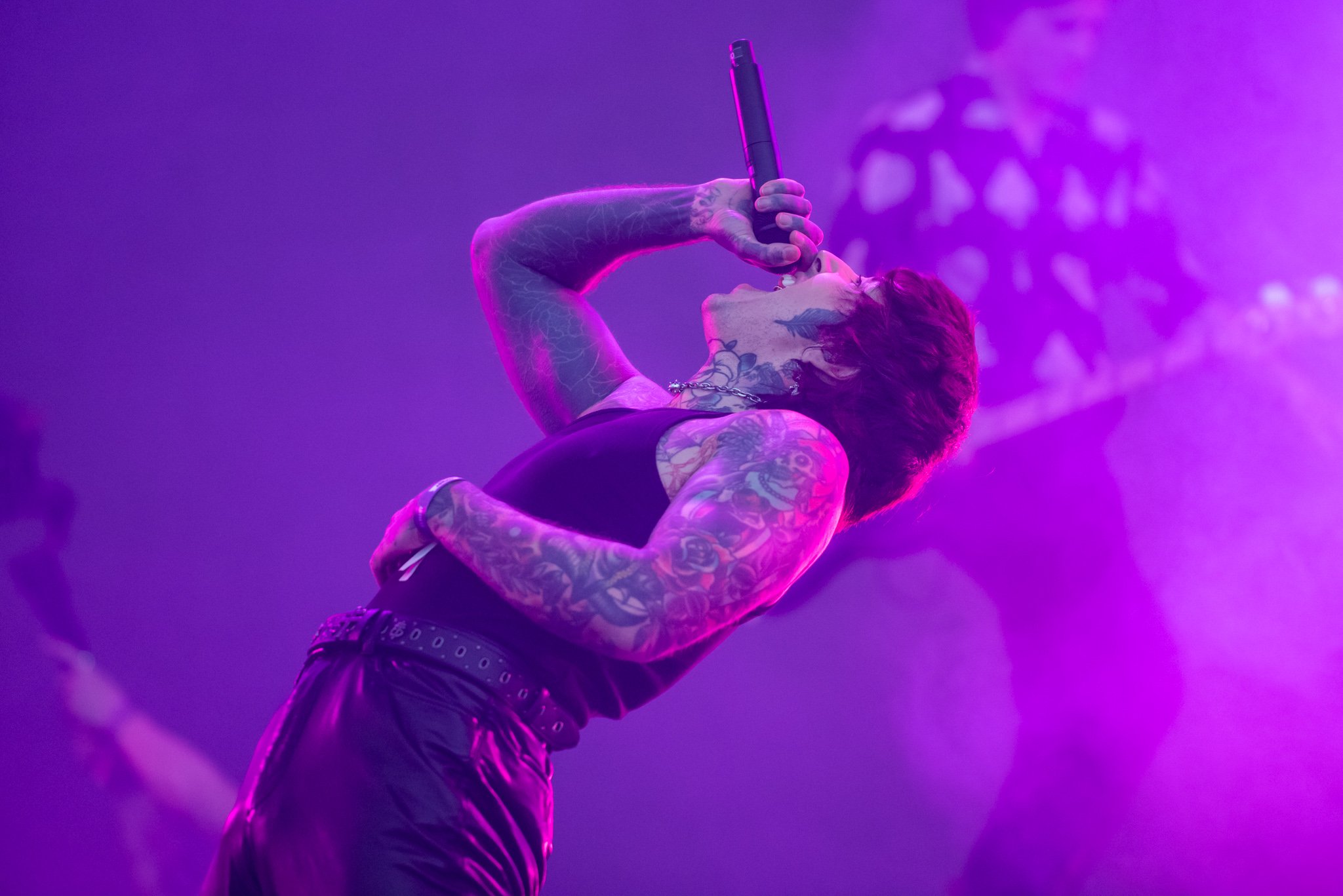 Bring Me The Horizon no Knotfest Brasil. Créditos: Leca Suzuki