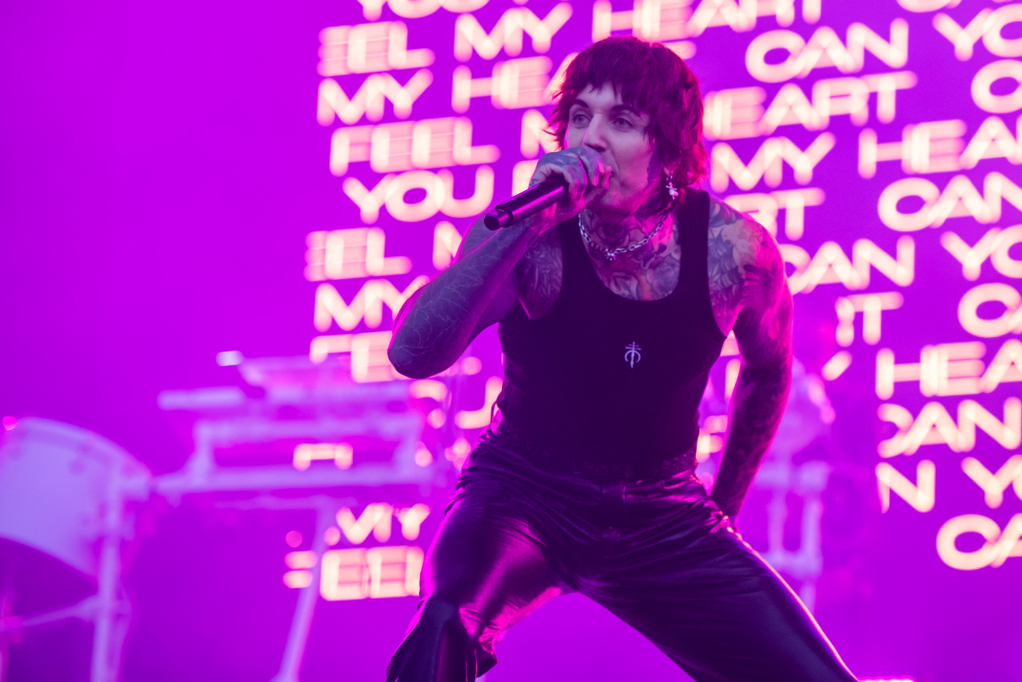 Bring Me The Horizon no Knotfest Brasil. Créditos: Leca Suzuki