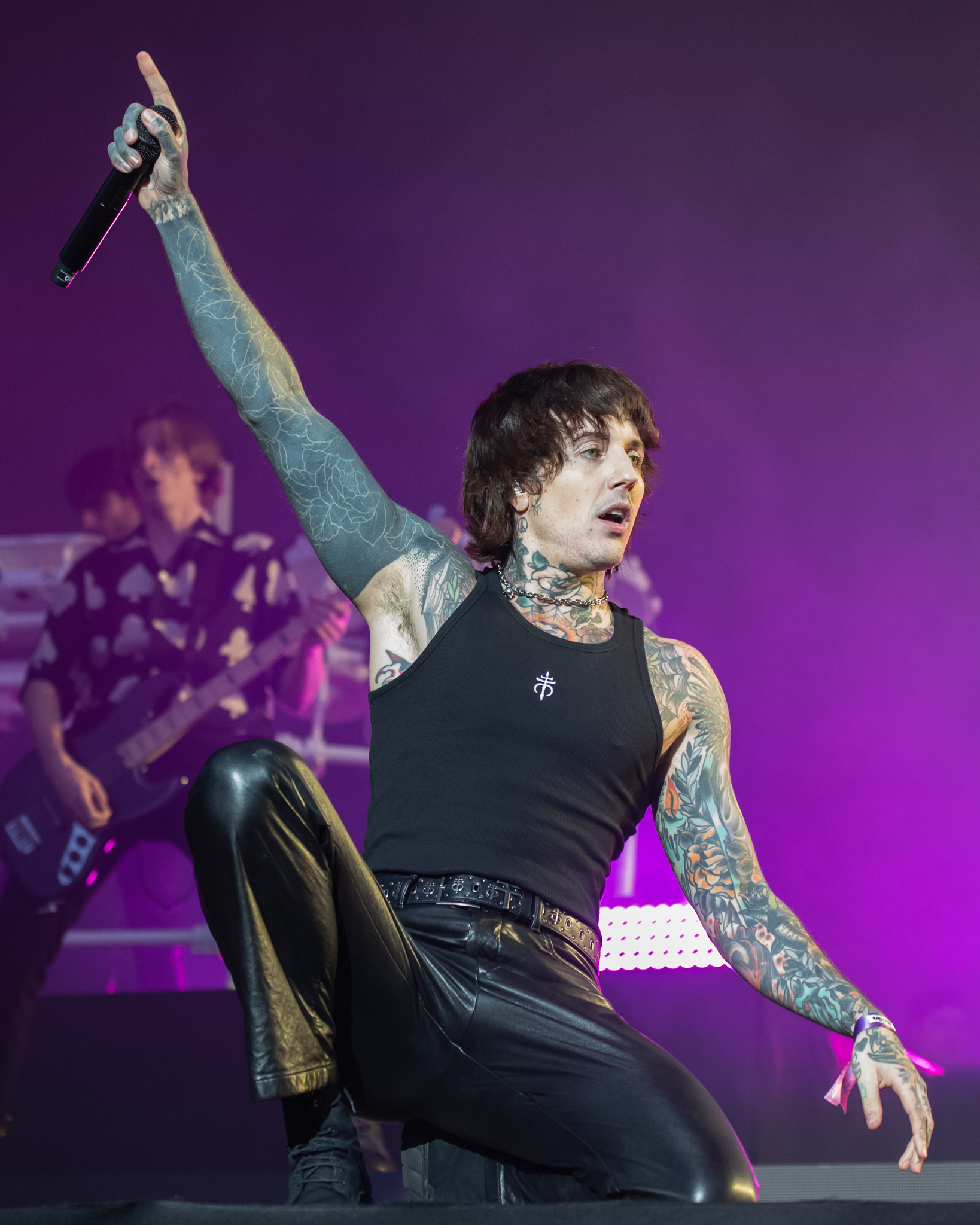 Bring Me The Horizon no Knotfest Brasil. Créditos: Leca Suzuki