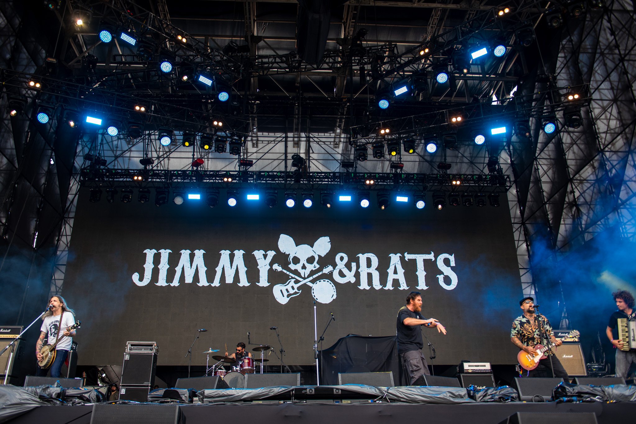 Jimmy & Rats no Knotfest Brasil. Créditos: Leca Suzuki