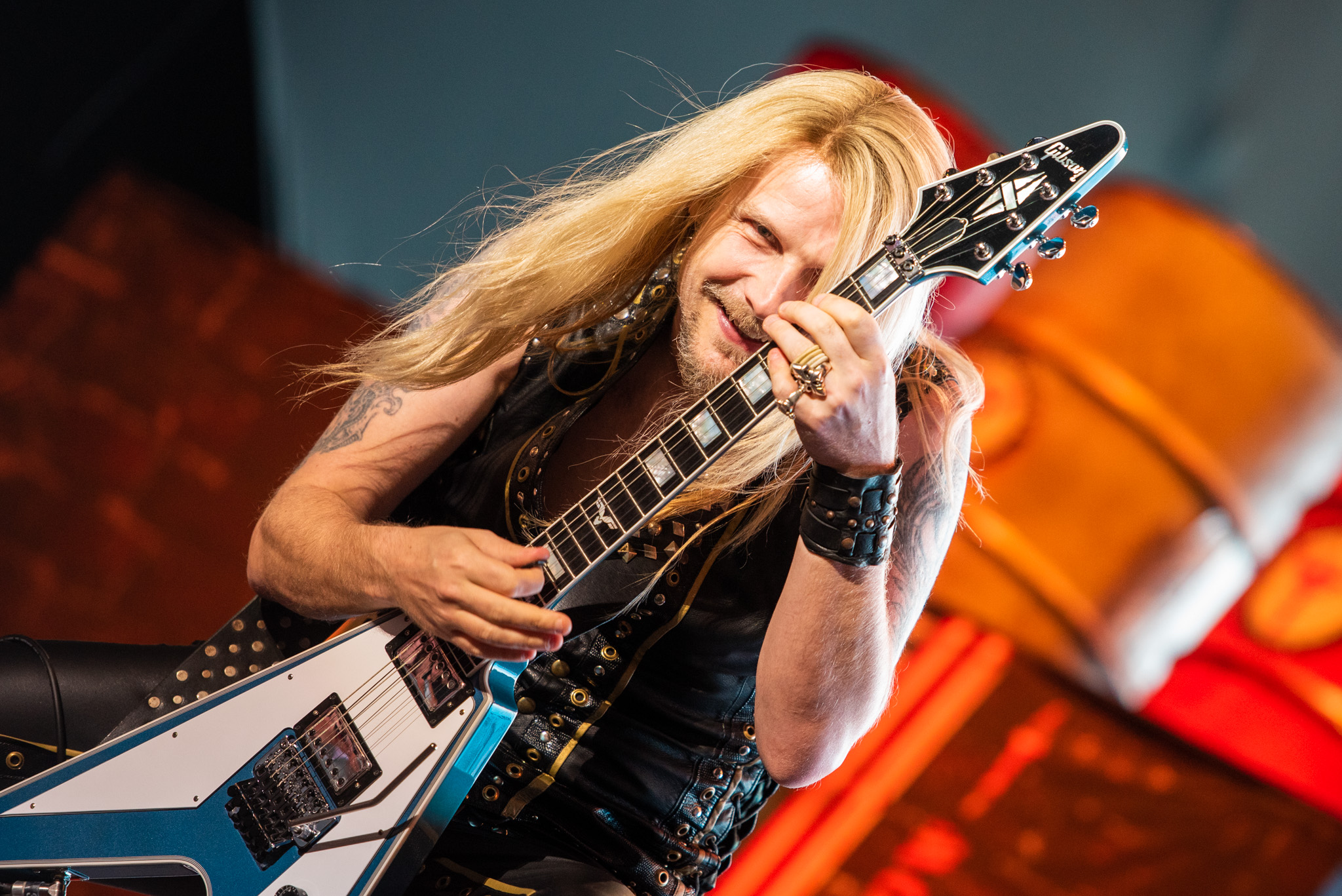 Judas Priest no Knotfest Brasil. Créditos: Leca Suzuki