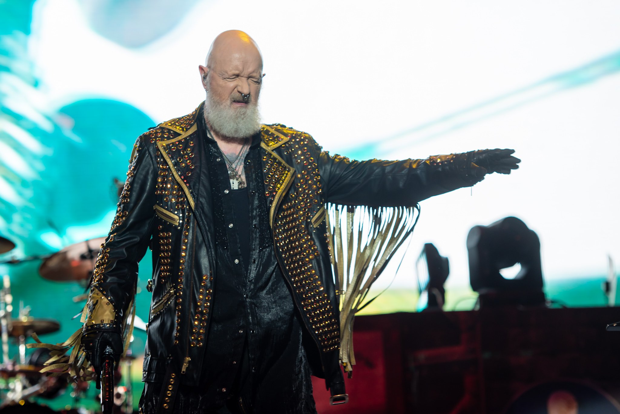 Judas Priest no Knotfest Brasil. Créditos: Leca Suzuki
