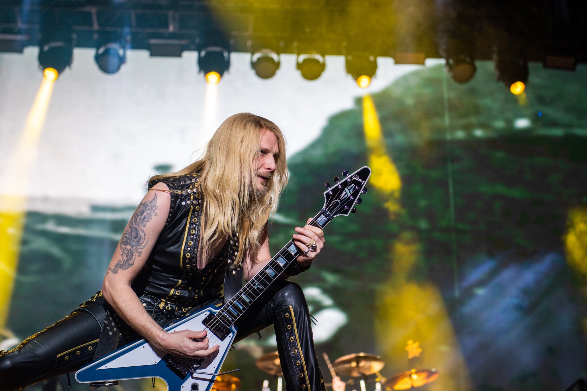 Judas Priest no Knotfest Brasil. Créditos: Leca Suzuki