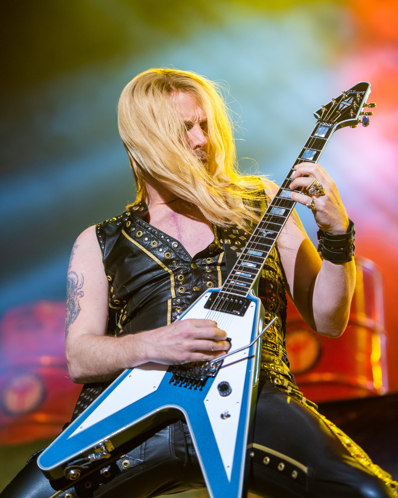 Judas Priest no Knotfest Brasil. Créditos: Leca Suzuki