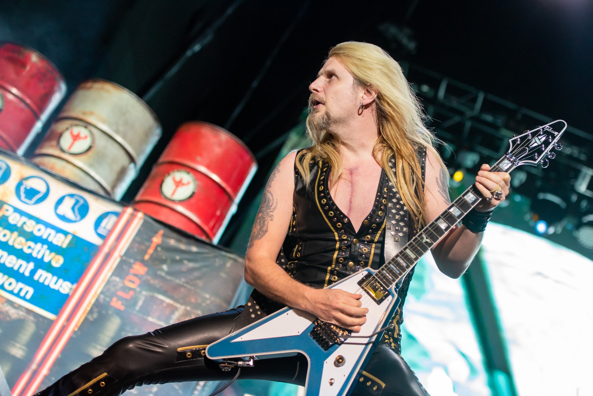 Judas Priest no Knotfest Brasil. Créditos: Leca Suzuki