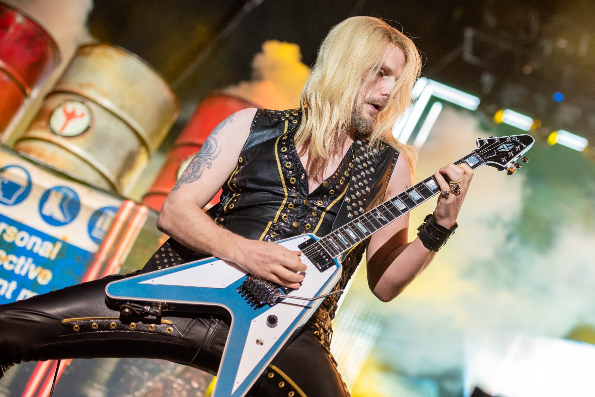 Judas Priest no Knotfest Brasil. Créditos: Leca Suzuki