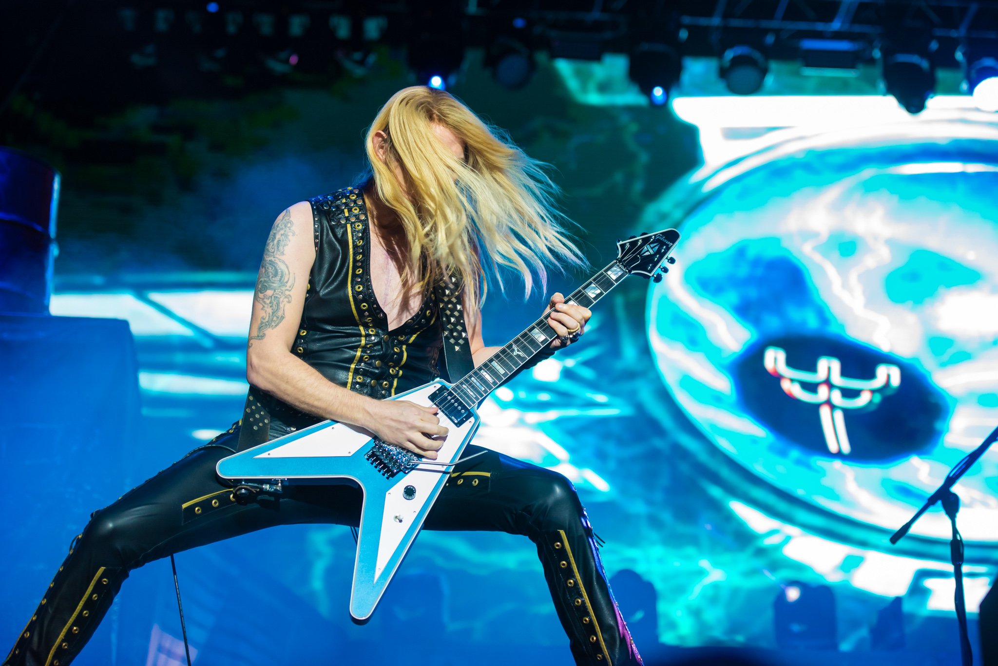 Judas Priest no Knotfest Brasil. Créditos: Leca Suzuki
