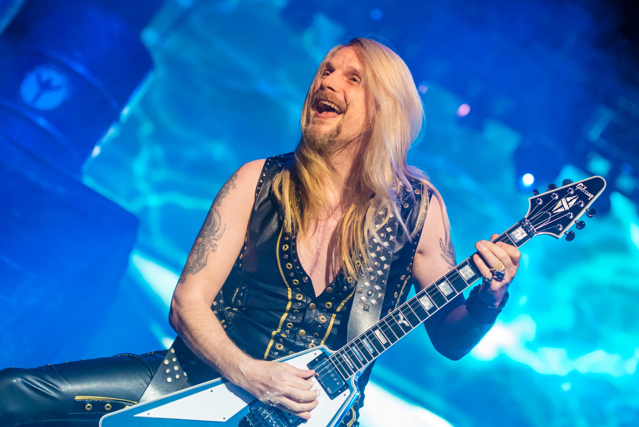 Judas Priest no Knotfest Brasil. Créditos: Leca Suzuki