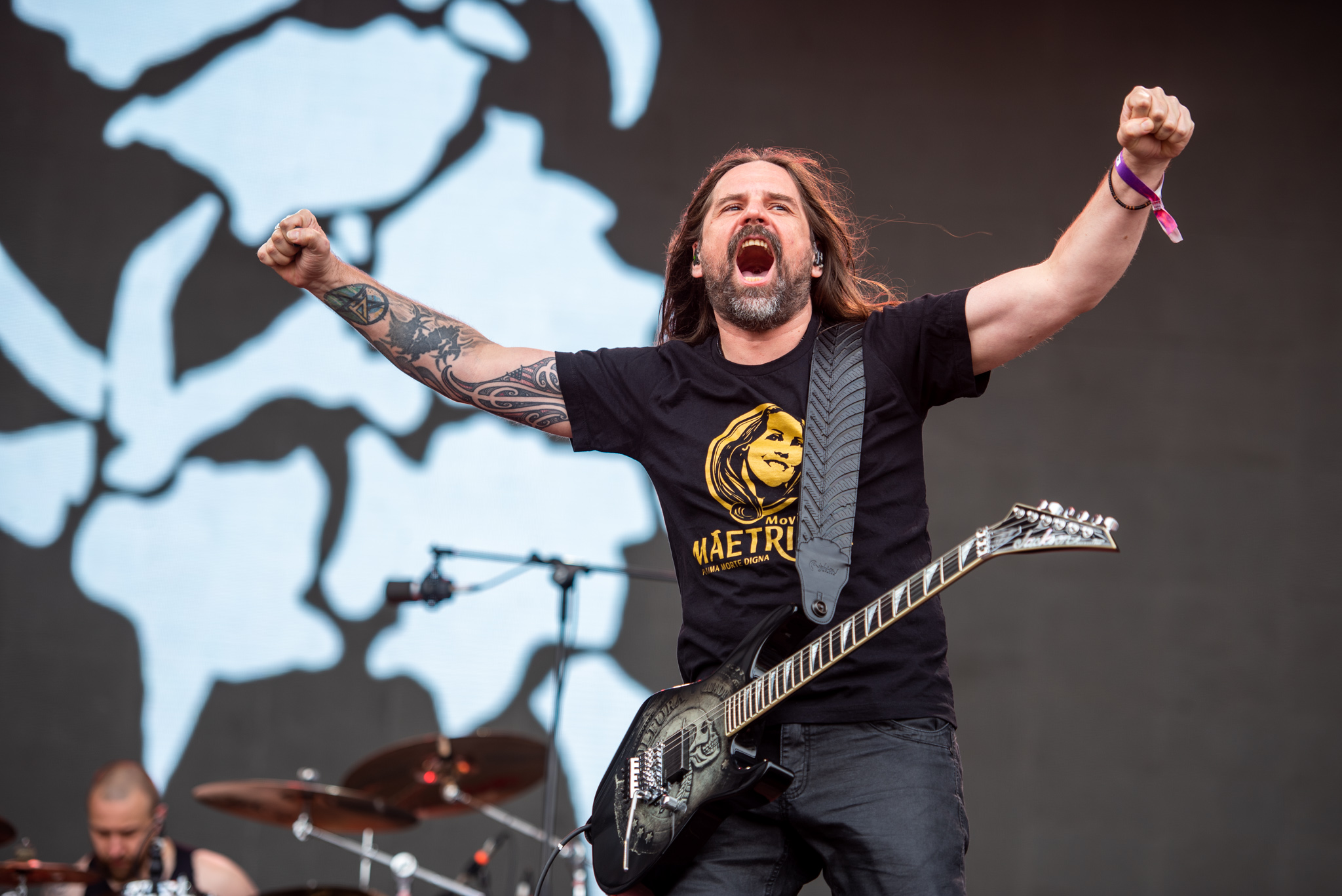 Sepultura no Knotfest Brasil. Créditos: Leca Suzuki
