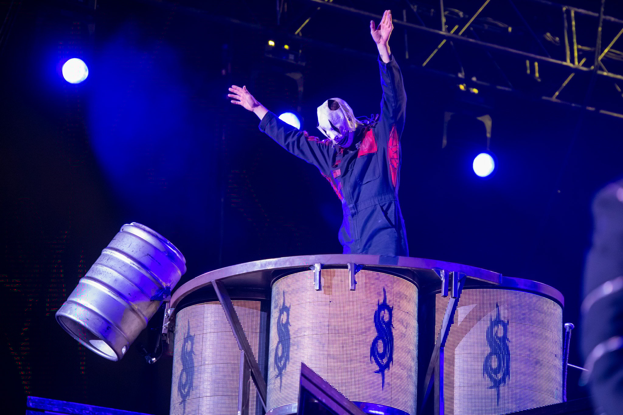 Slipknot no Knotfest Brasil. Créditos: Leca Suzuki
