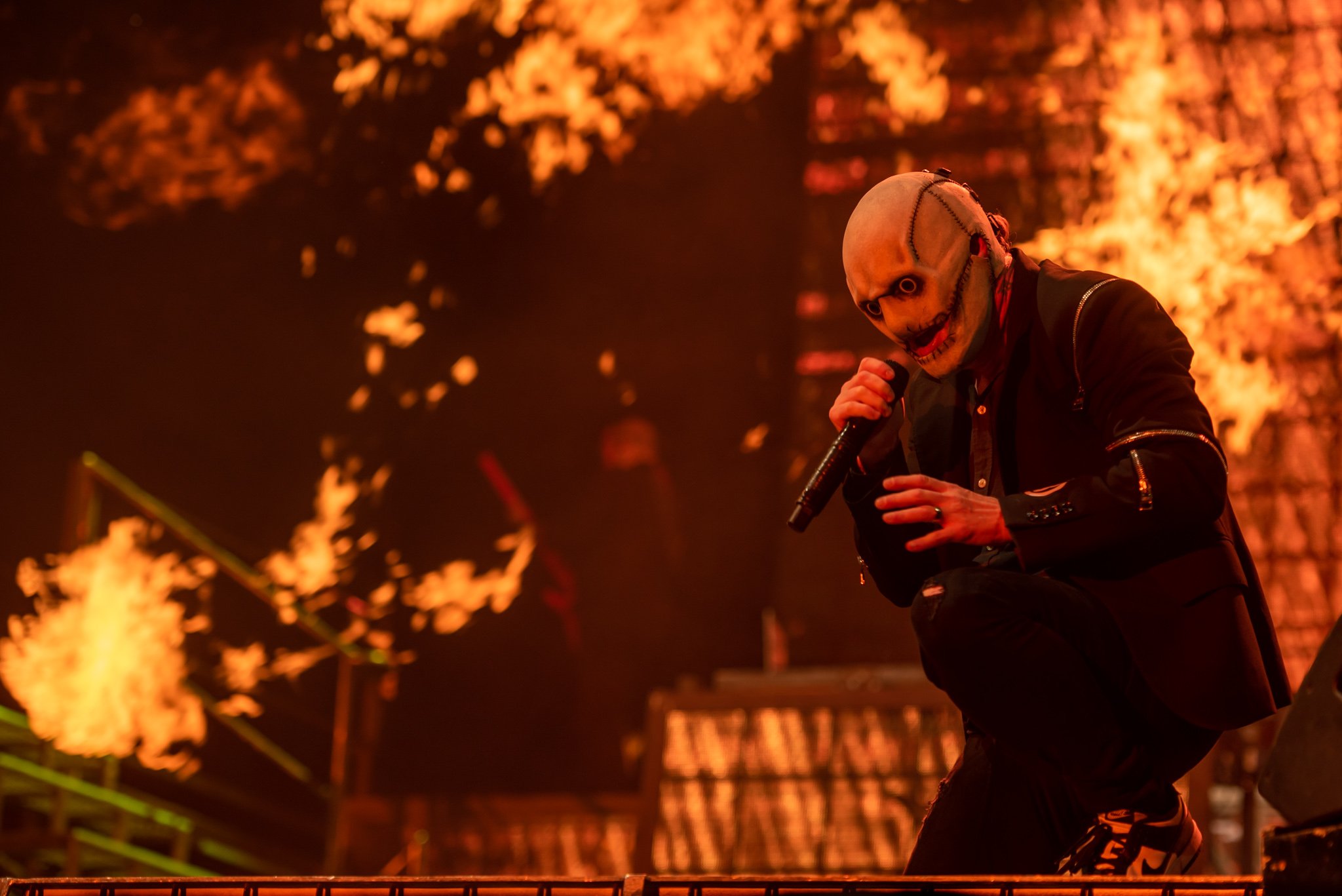 Slipknot no Knotfest Brasil. Créditos: Leca Suzuki