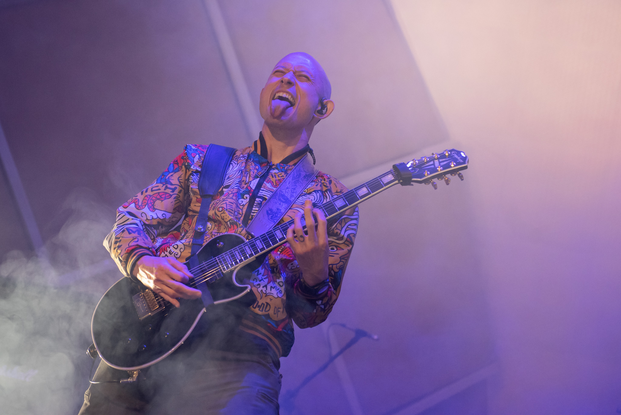 Trivium no Cine Joia, em São Paulo. Crédito: Leca Suzuki