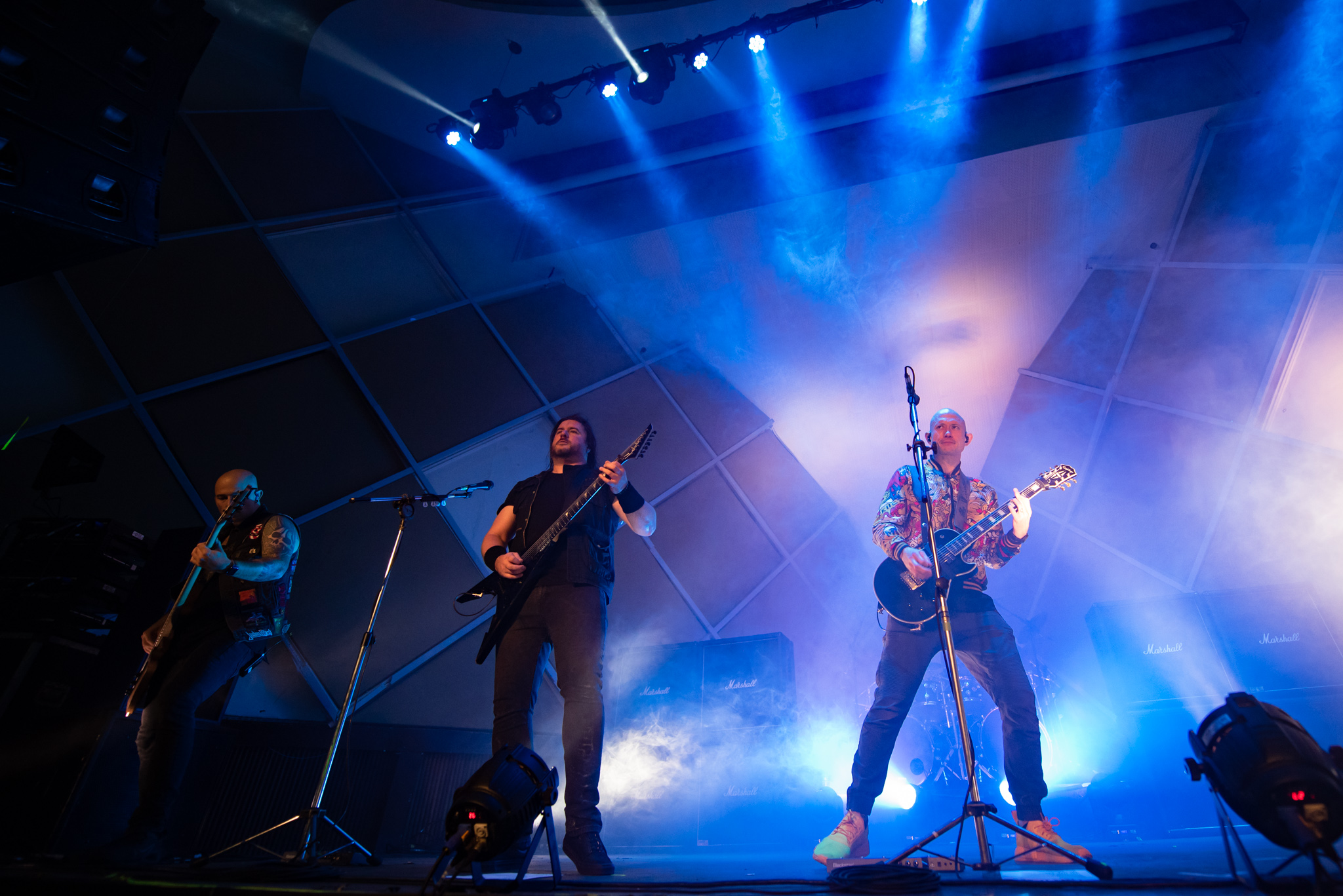Trivium no Cine Joia, em São Paulo. Crédito: Leca Suzuki