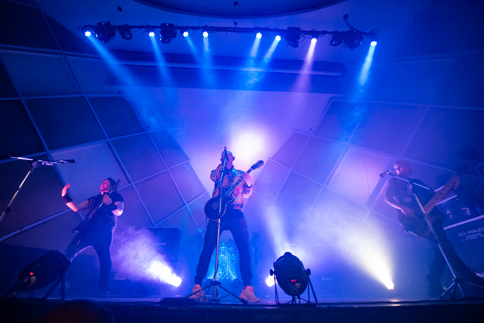 Trivium no Cine Joia, em São Paulo. Crédito: Leca Suzuki