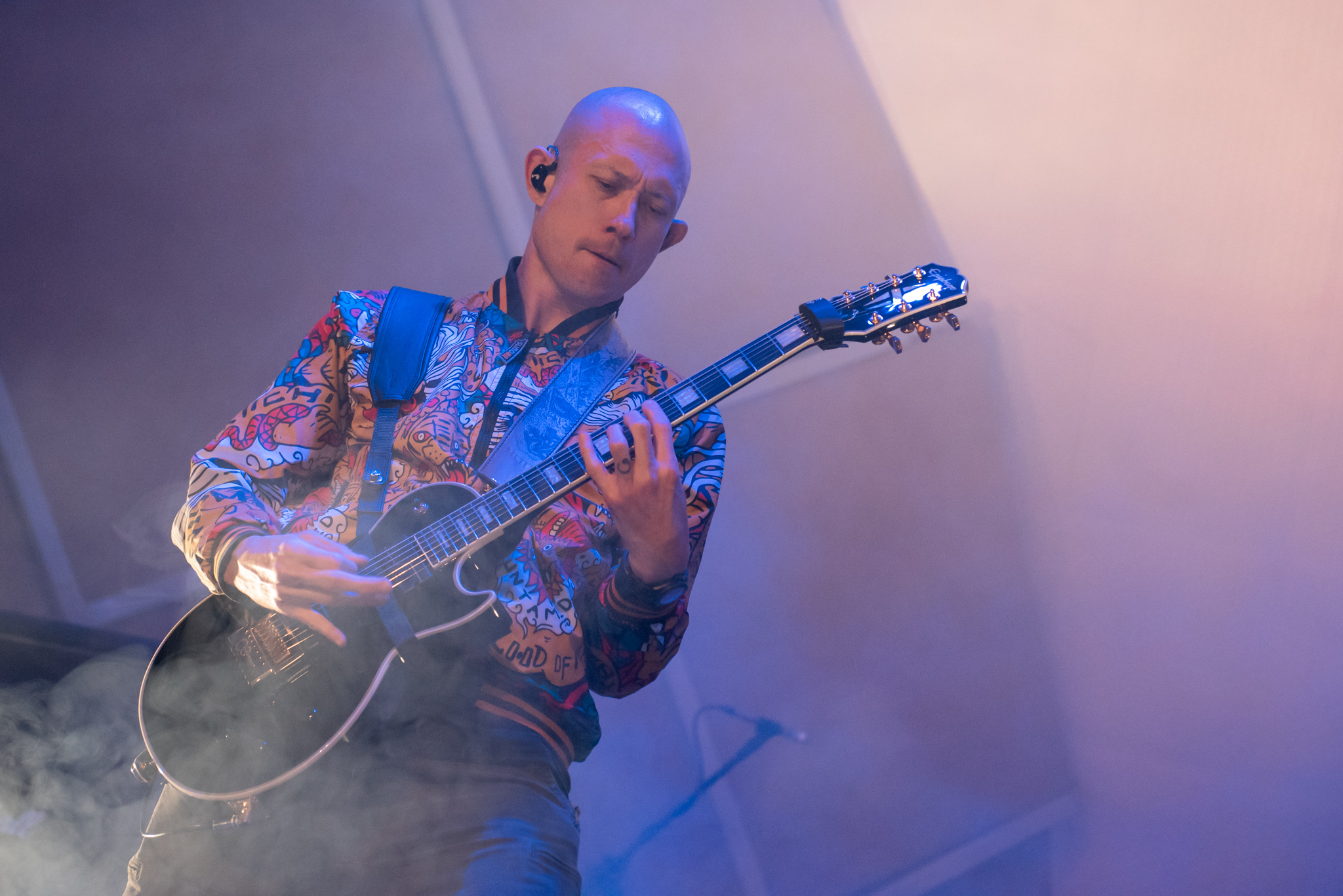 Trivium no Cine Joia, em São Paulo. Crédito: Leca Suzuki