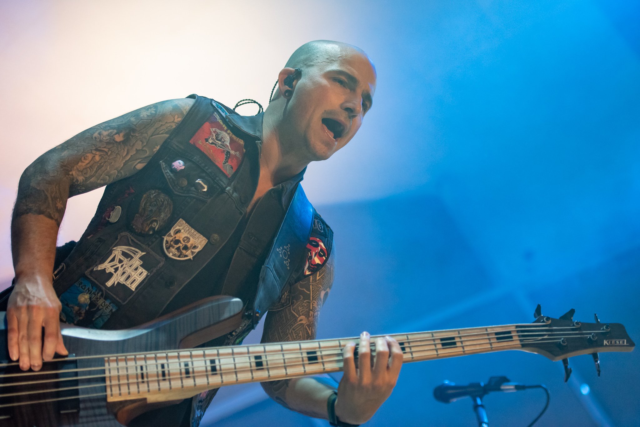 Trivium no Cine Joia, em São Paulo. Crédito: Leca Suzuki