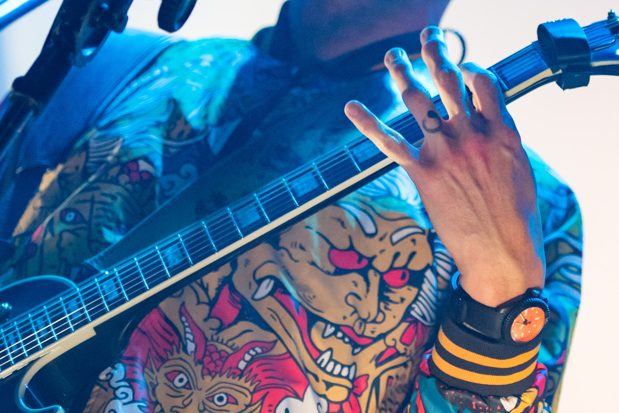 Trivium no Cine Joia, em São Paulo. Crédito: Leca Suzuki