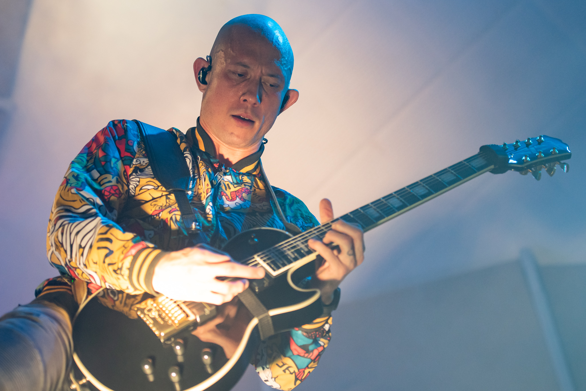 Trivium no Cine Joia, em São Paulo. Crédito: Leca Suzuki