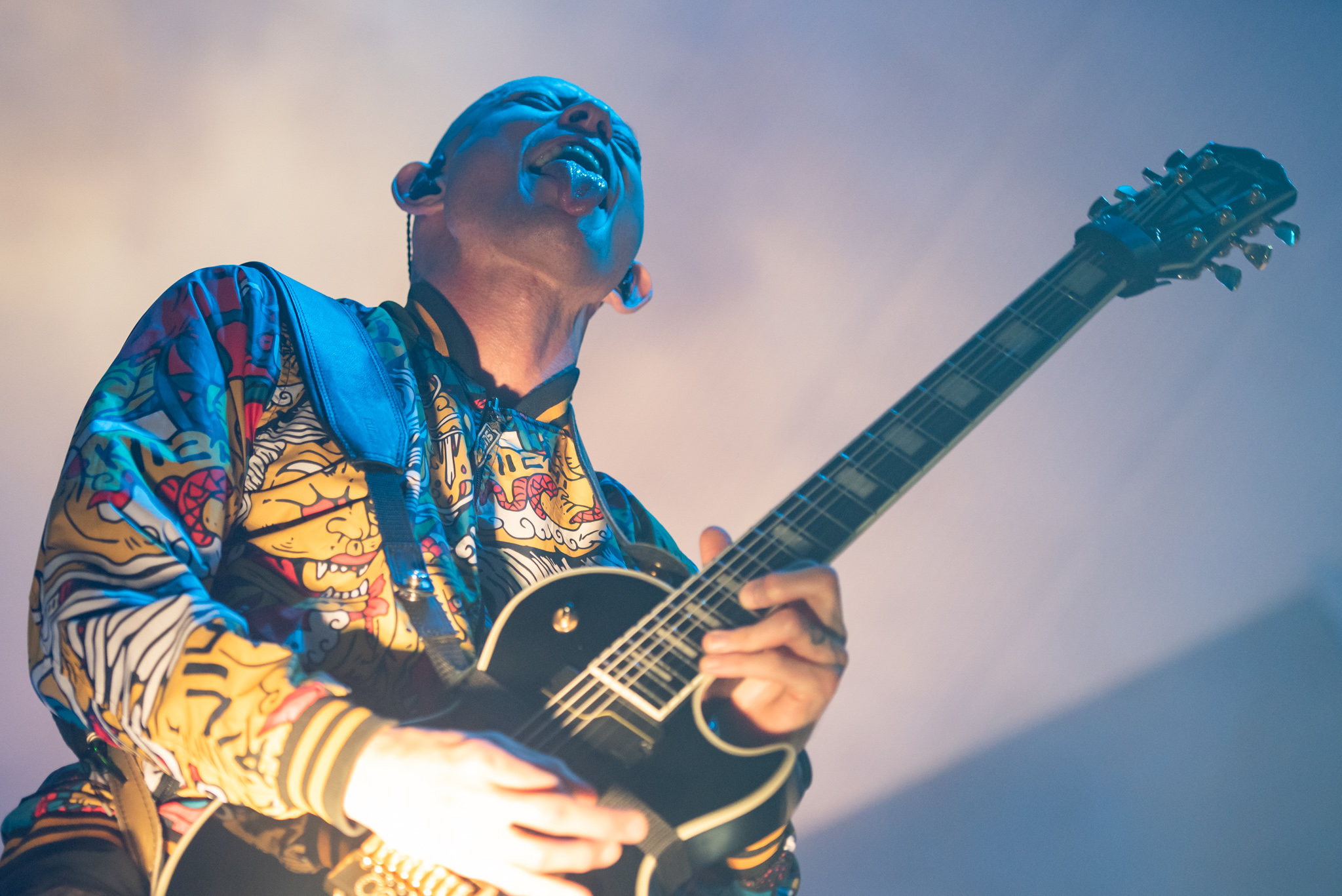 Trivium no Cine Joia, em São Paulo. Crédito: Leca Suzuki