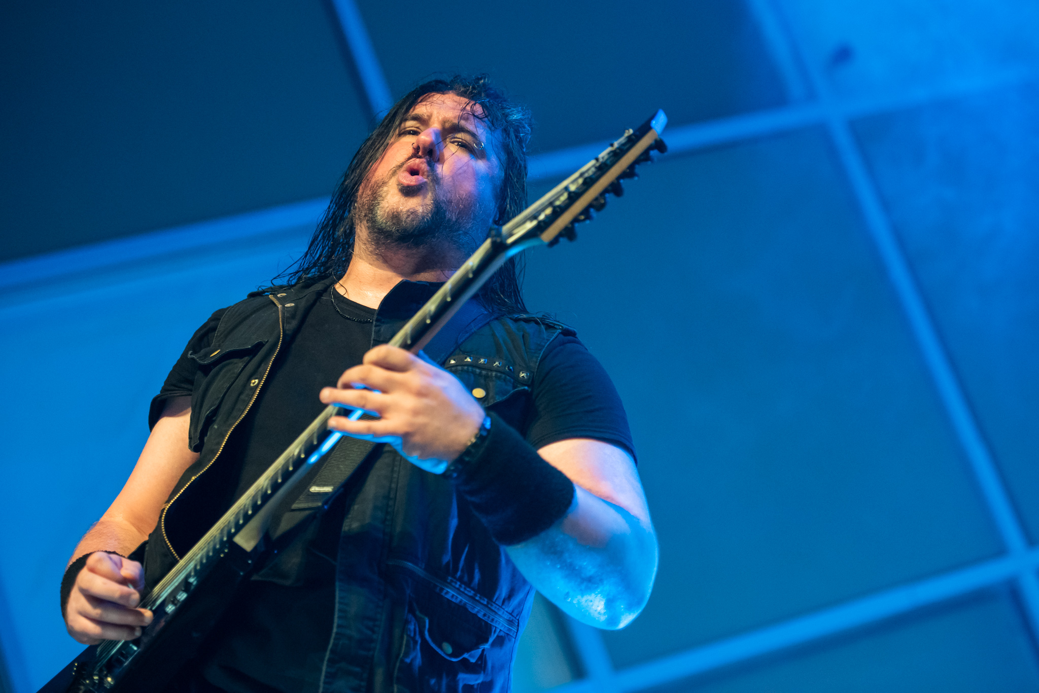Trivium no Cine Joia, em São Paulo. Crédito: Leca Suzuki
